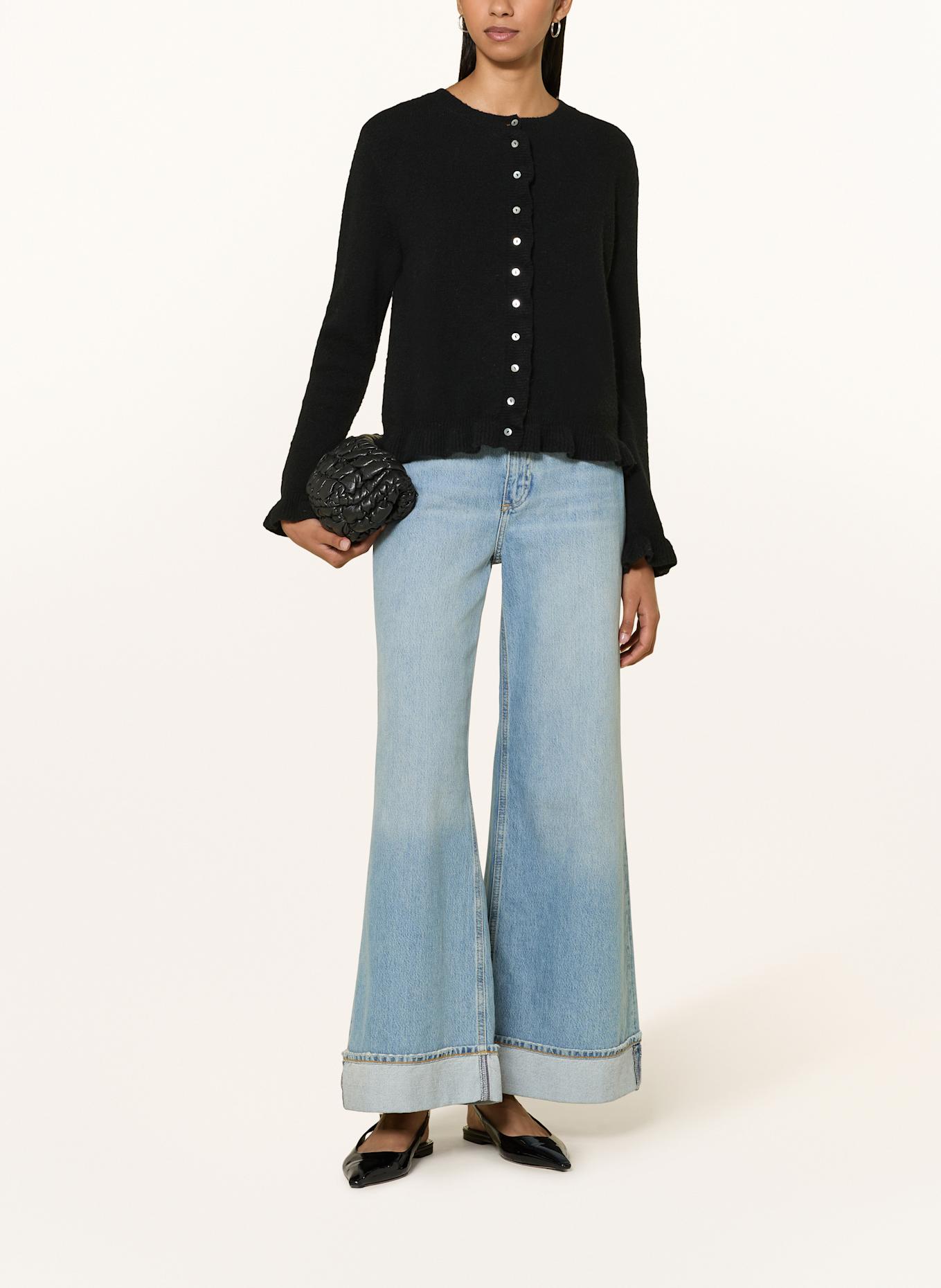 Rich & Royal Strickjacke: SCHWARZ