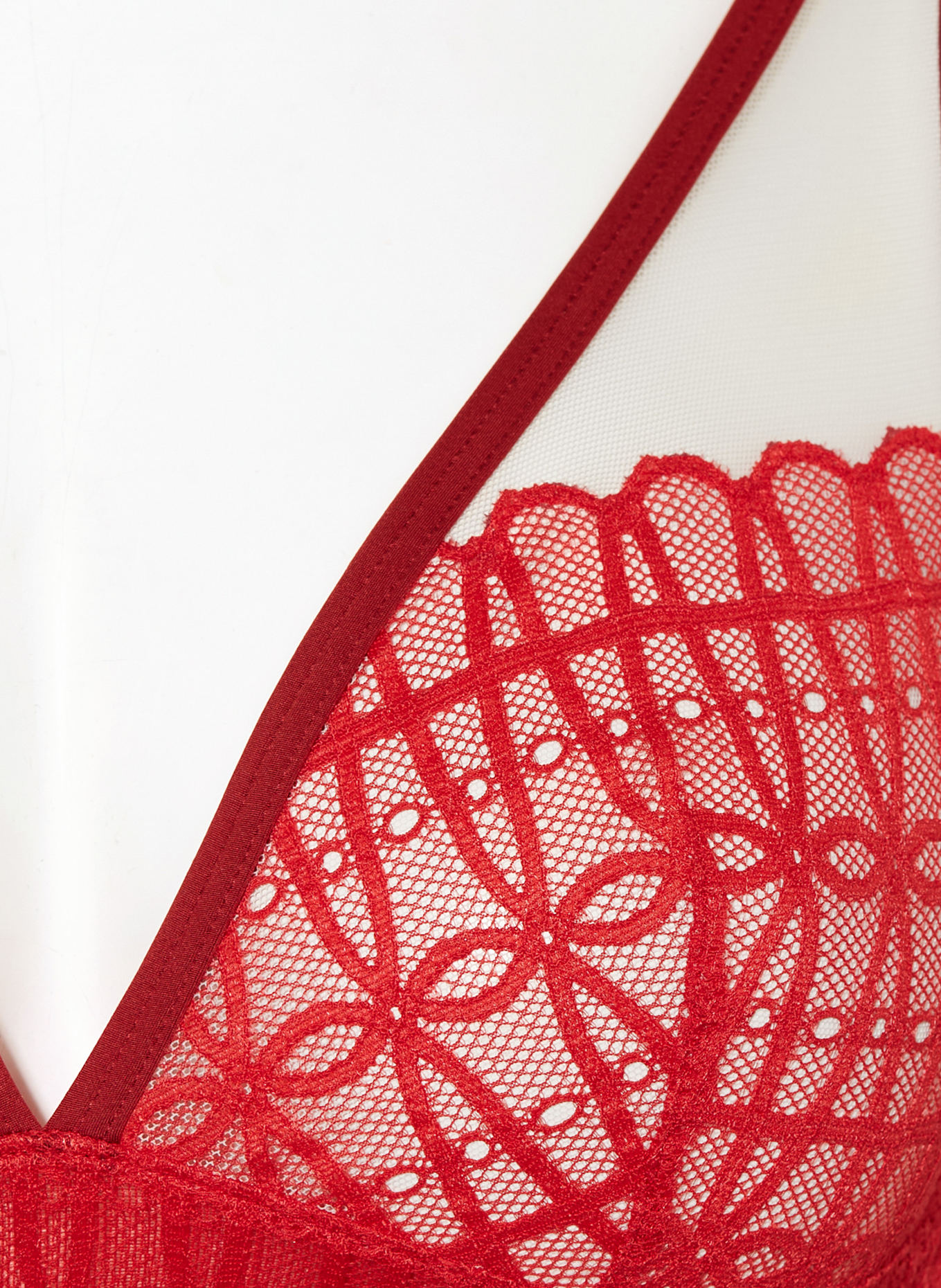 mey Triangel-BH Serie POETRY TEMPLATION: ROT / DUNKELROT / GOLD