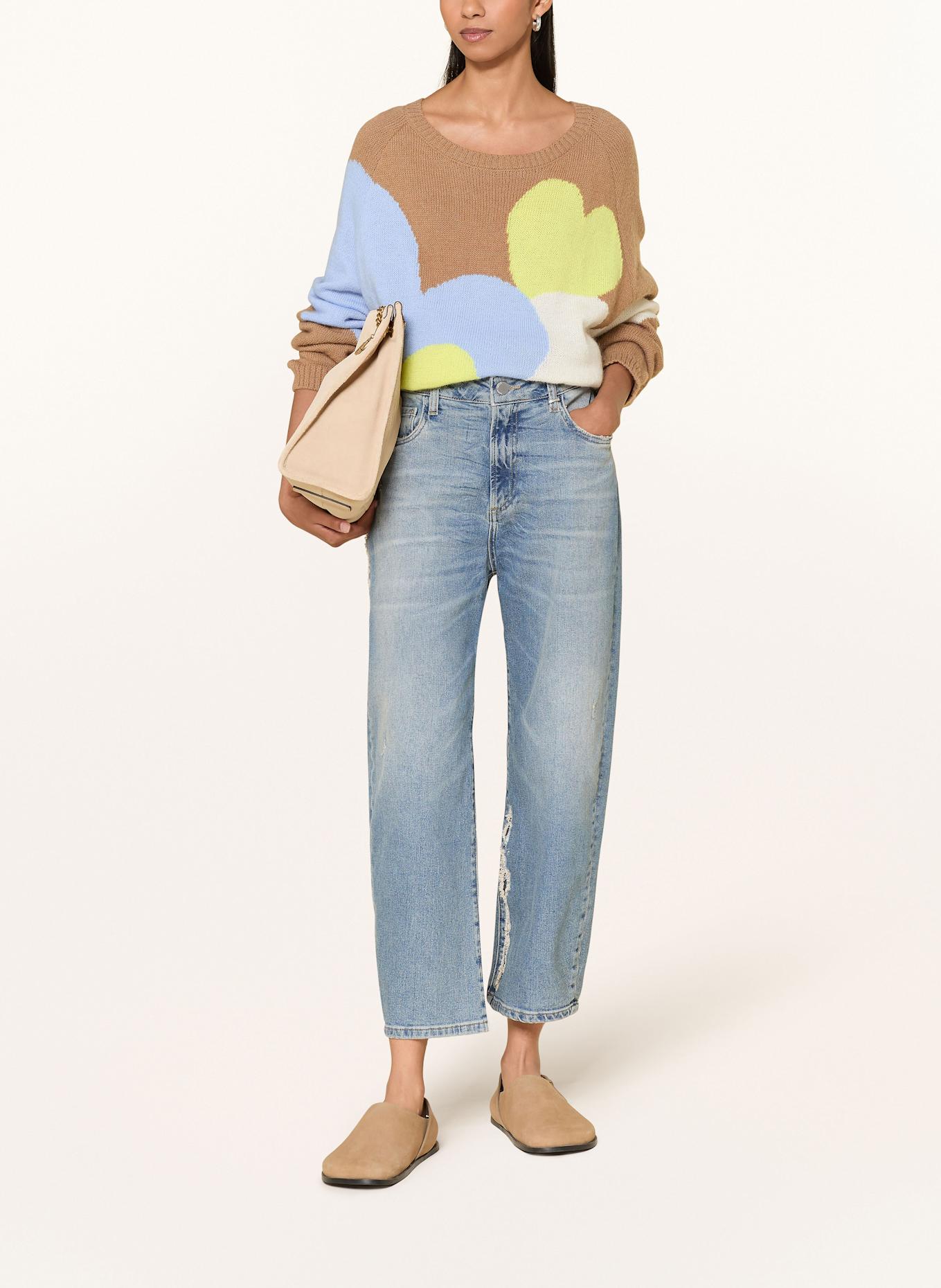 ELIAS RUMELIS Barrel Jeans YOANA: 1450 crack blue