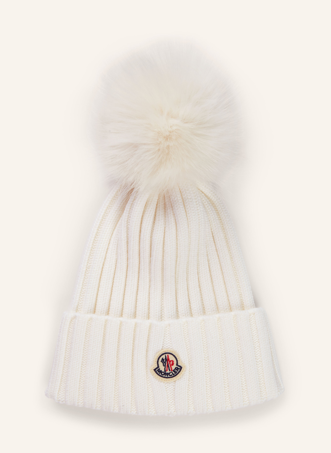 MONCLER Mütze: ECRU