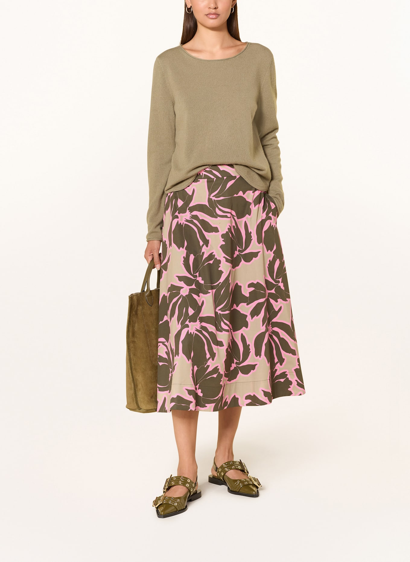 CATNOIR Rock: OLIV / DUNKELGRÜN / ROSA