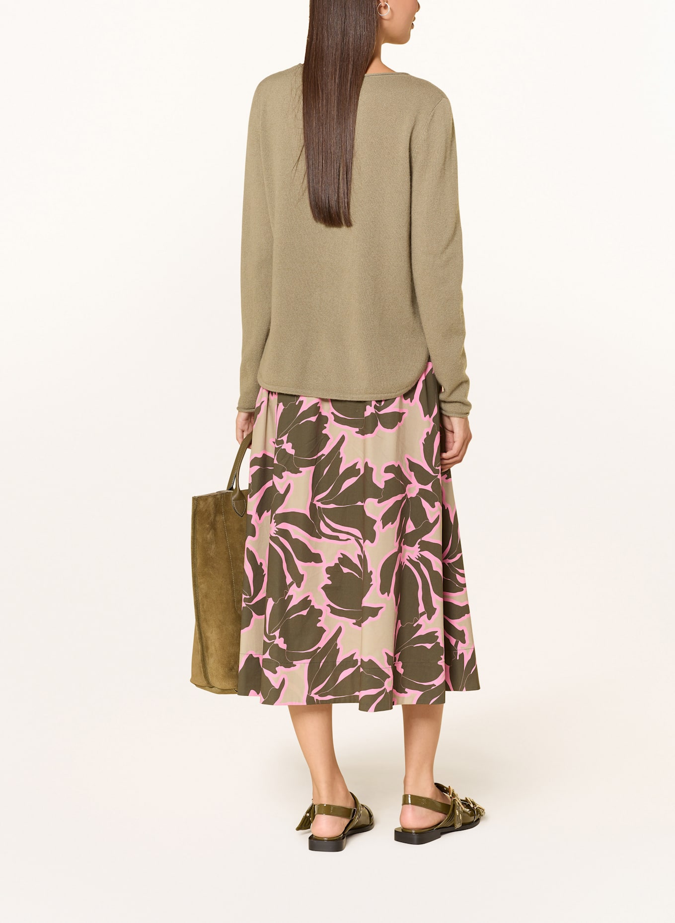 CATNOIR Rock: OLIV / DUNKELGRÜN / ROSA