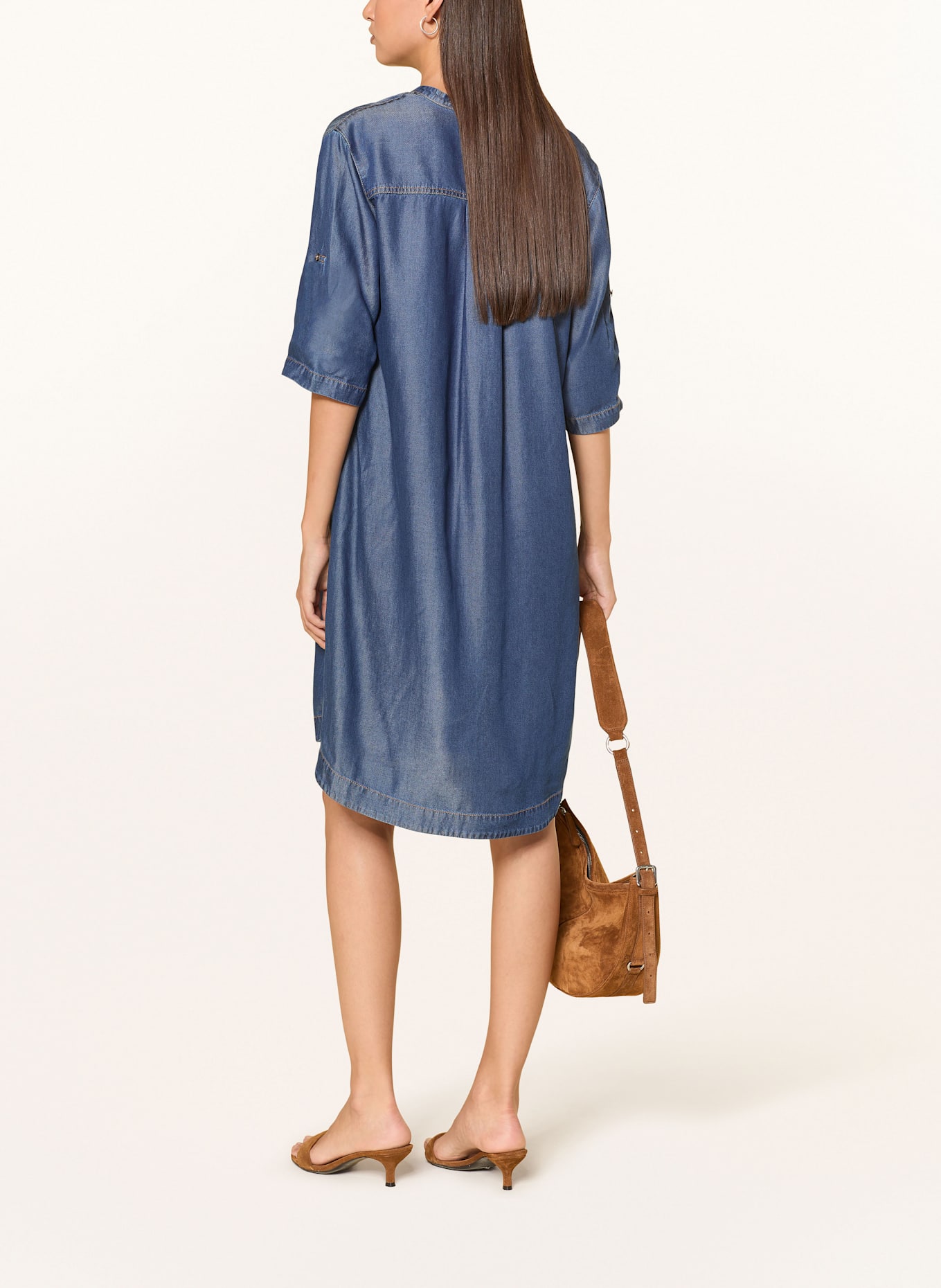 CATNOIR Šaty v džínovém vzhledu: MODRÁ