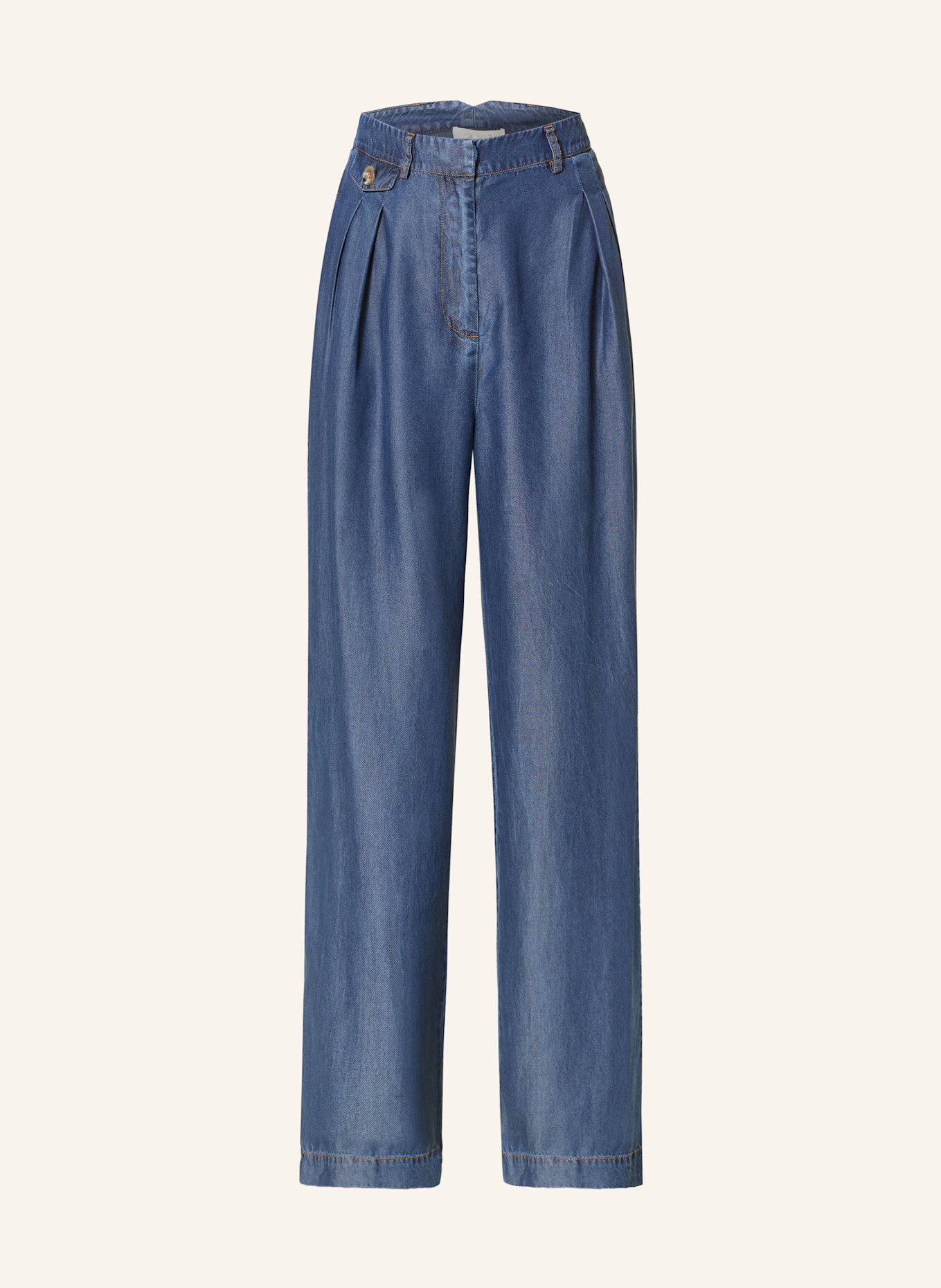 CATNOIR Marlenehose und Jeansoptik: BLAU