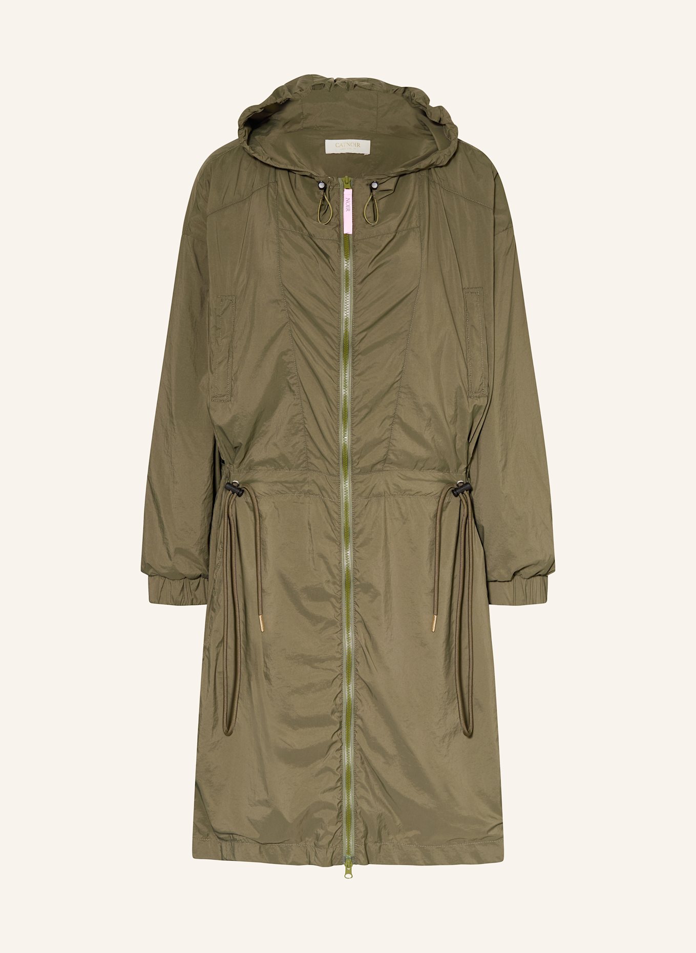 CATNOIR Parka: OLIVOVÁ