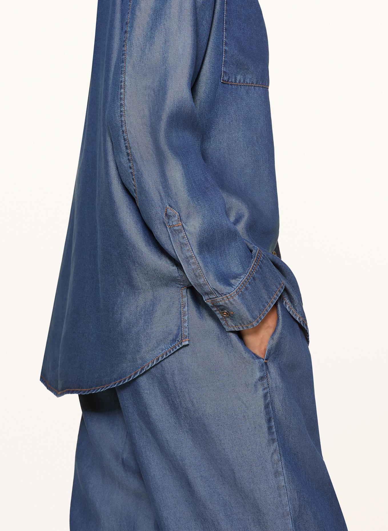 CATNOIR Hemdbluse in Jeansoptik: BLAU