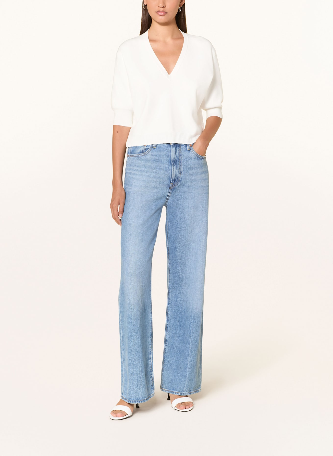 CATNOIR Knit shirt: WHITE