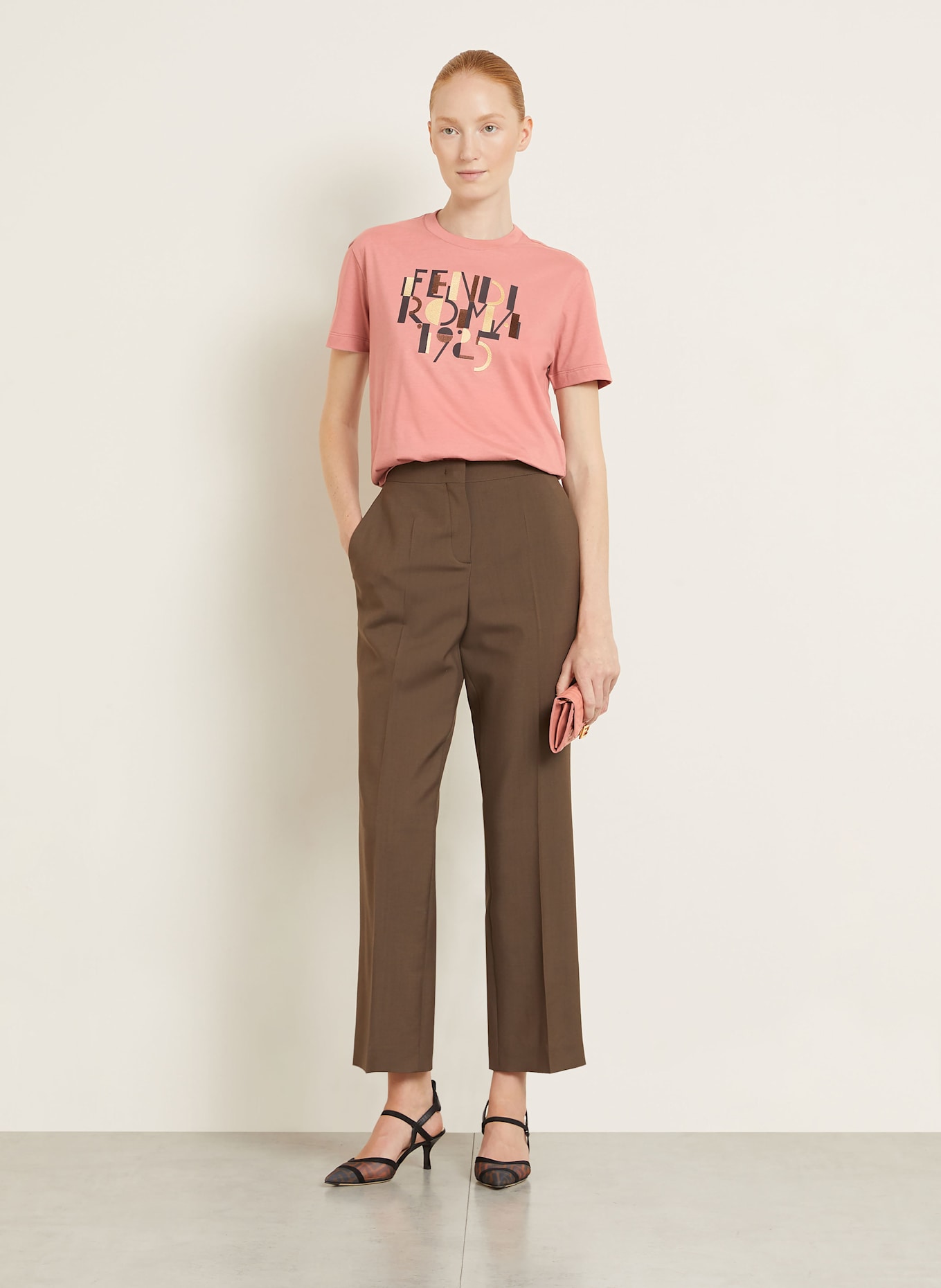 FENDI T-Shirt: ROSÉ