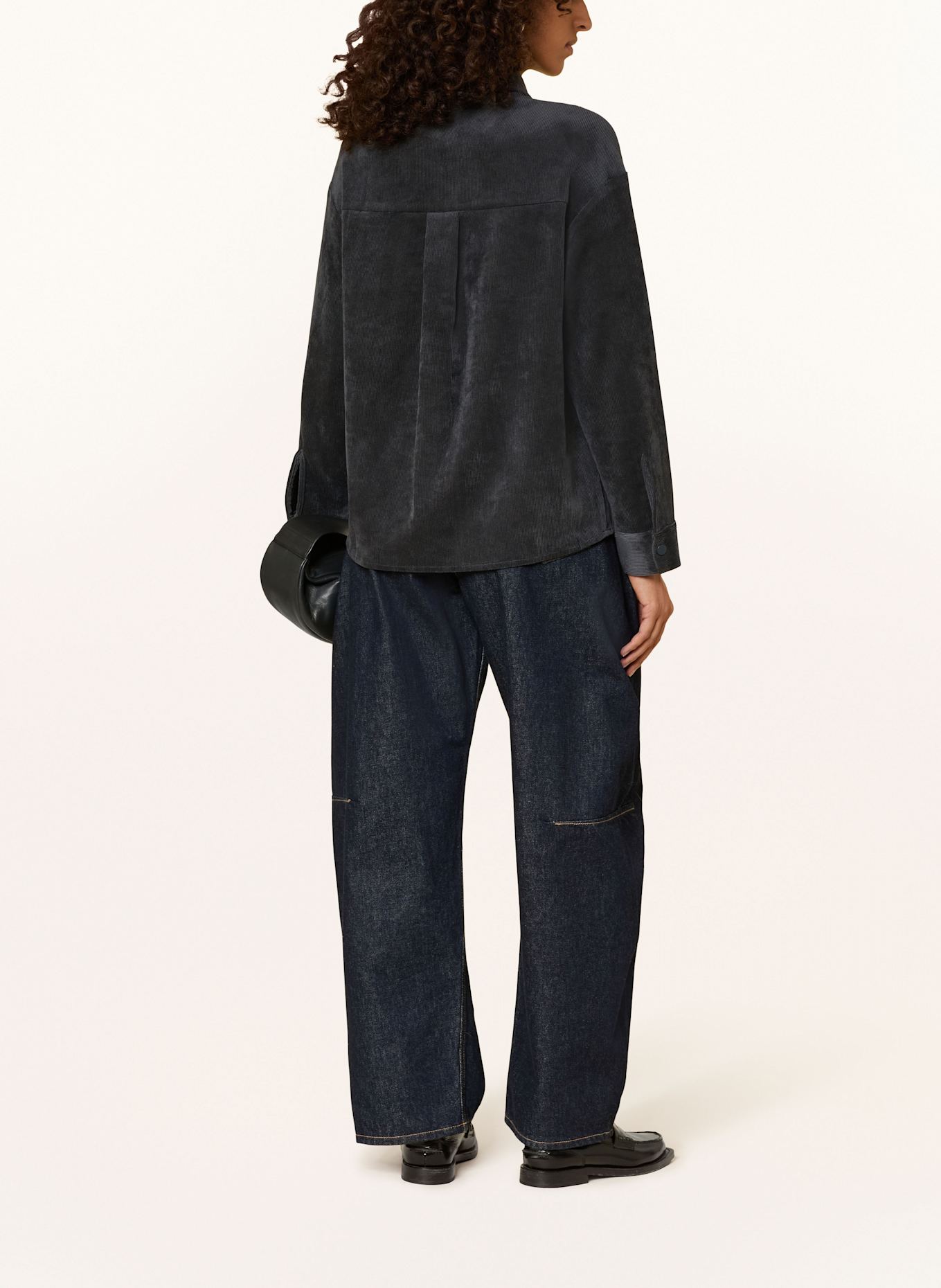 someday Hemdbluse ZORTEA aus Cord: DUNKELGRAU