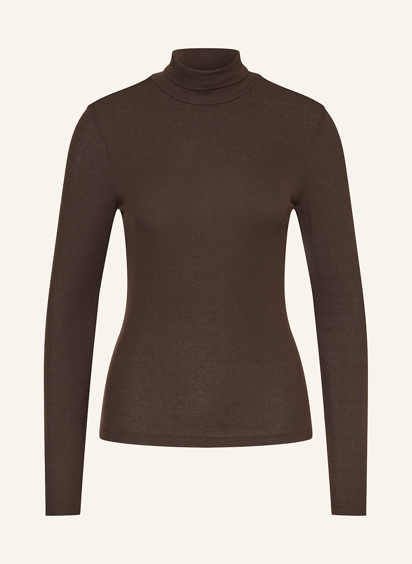 someday Rollkragenshirt KAVERY: DUNKELBRAUN