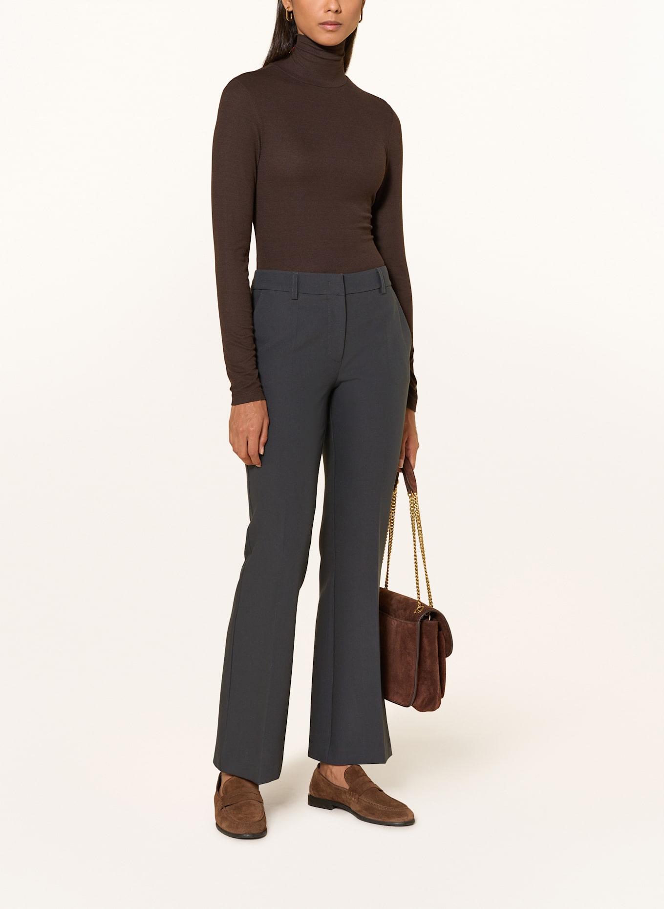 someday Rollkragenshirt KAVERY: DUNKELBRAUN