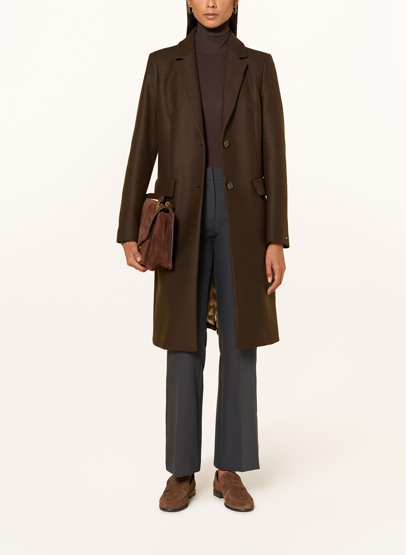 someday Rollkragenshirt KAVERY: DUNKELBRAUN