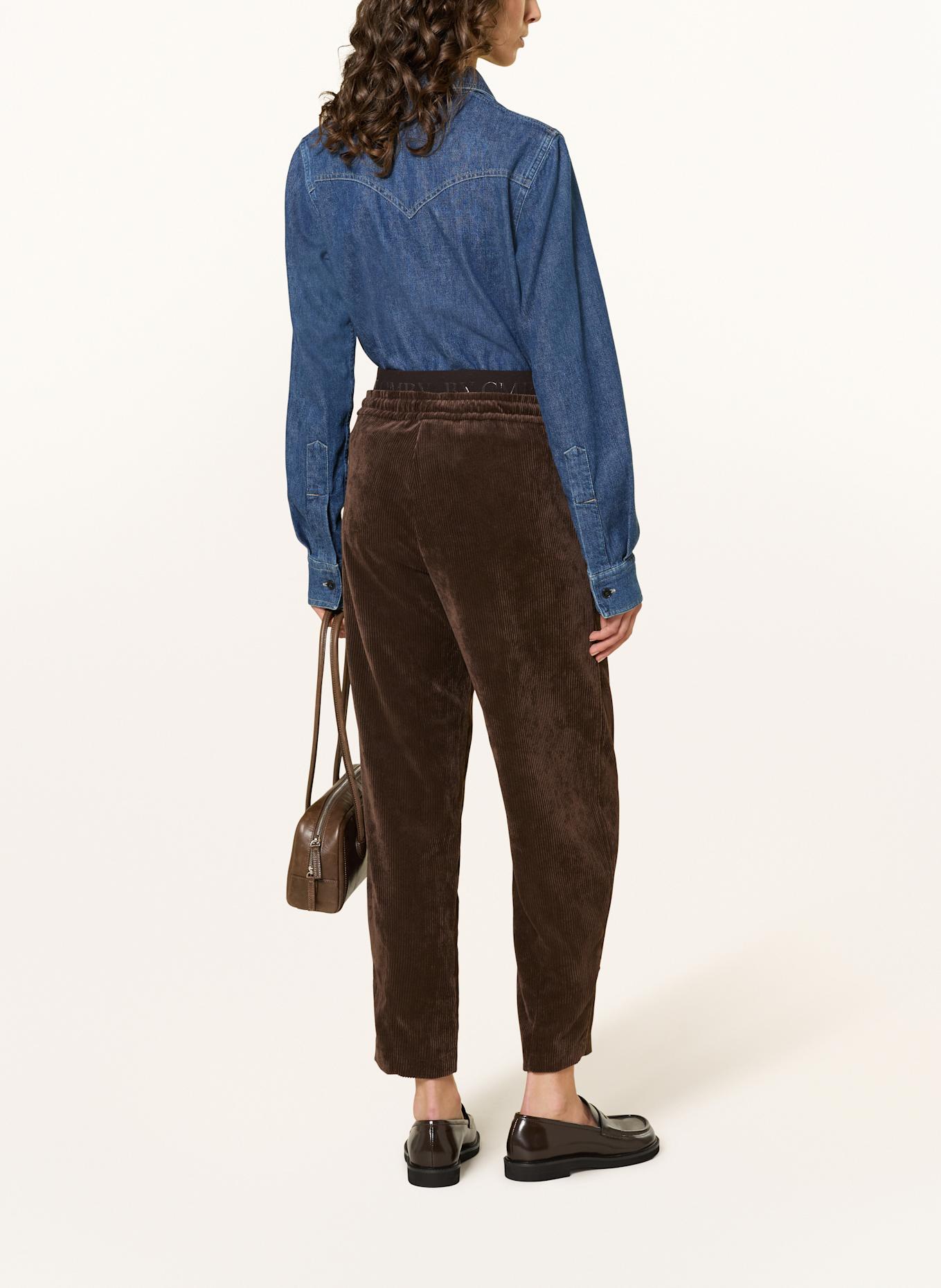 CAMBIO Cordhose EDEN: DUNKELBRAUN