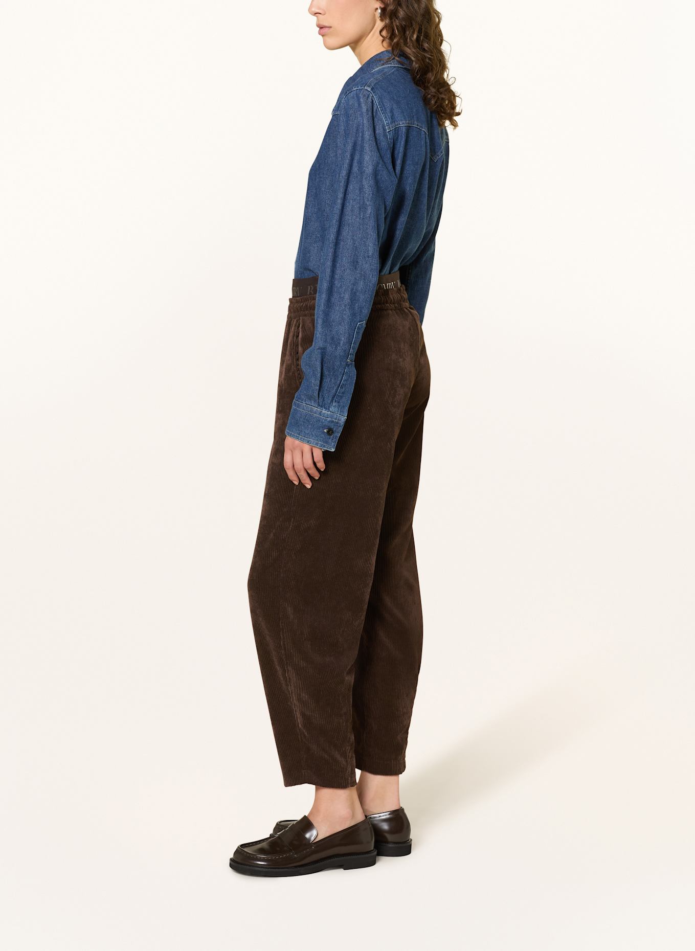 CAMBIO Cordhose EDEN: DUNKELBRAUN