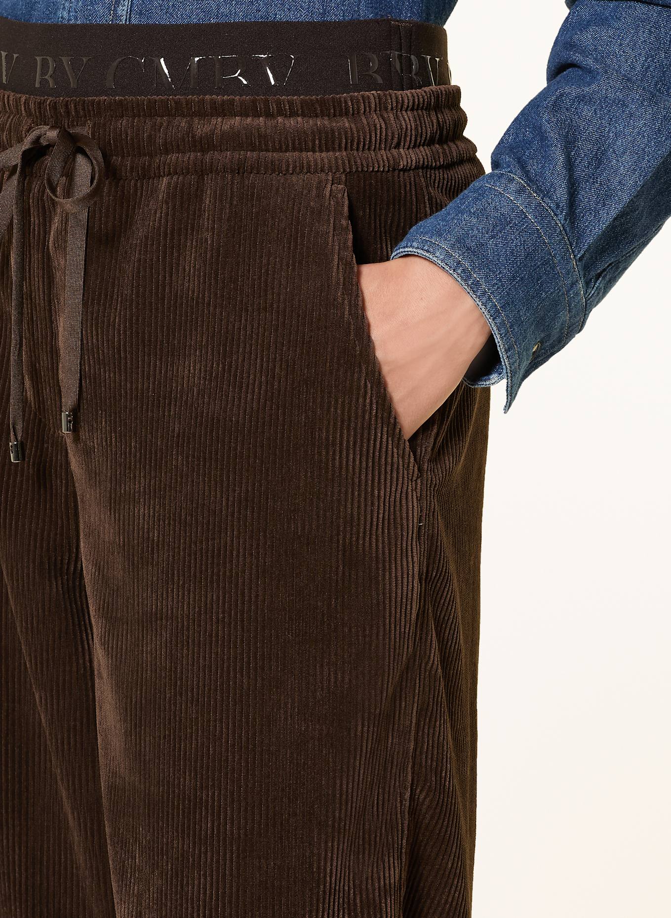 CAMBIO Cordhose EDEN: DUNKELBRAUN