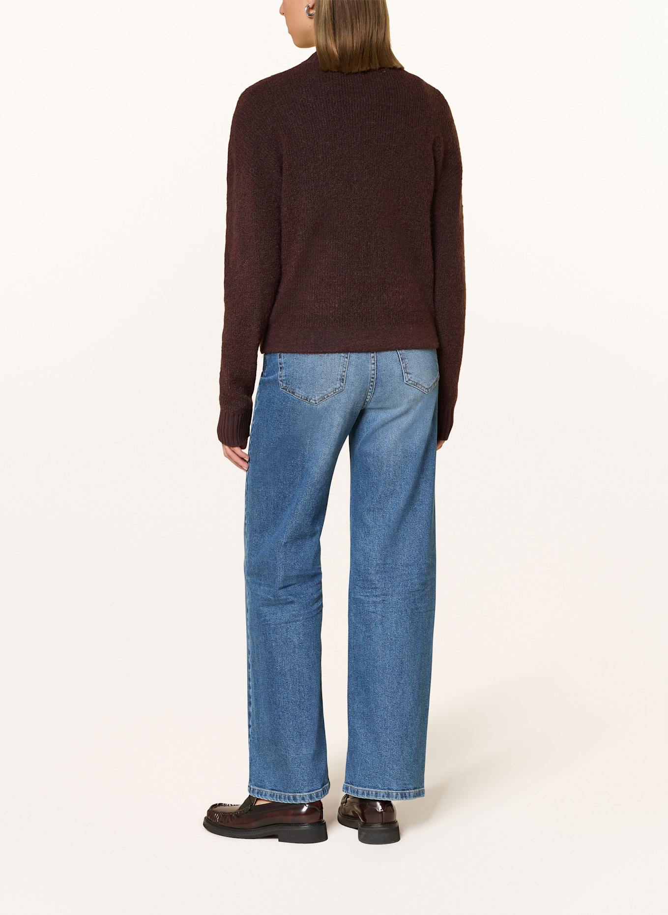 OPUS Strickjacke DOBKA: BRAUN