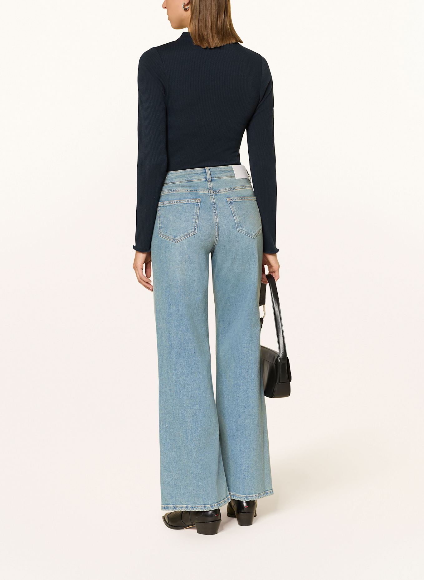 OPUS Longsleeve SOMANZI: DUNKELBLAU