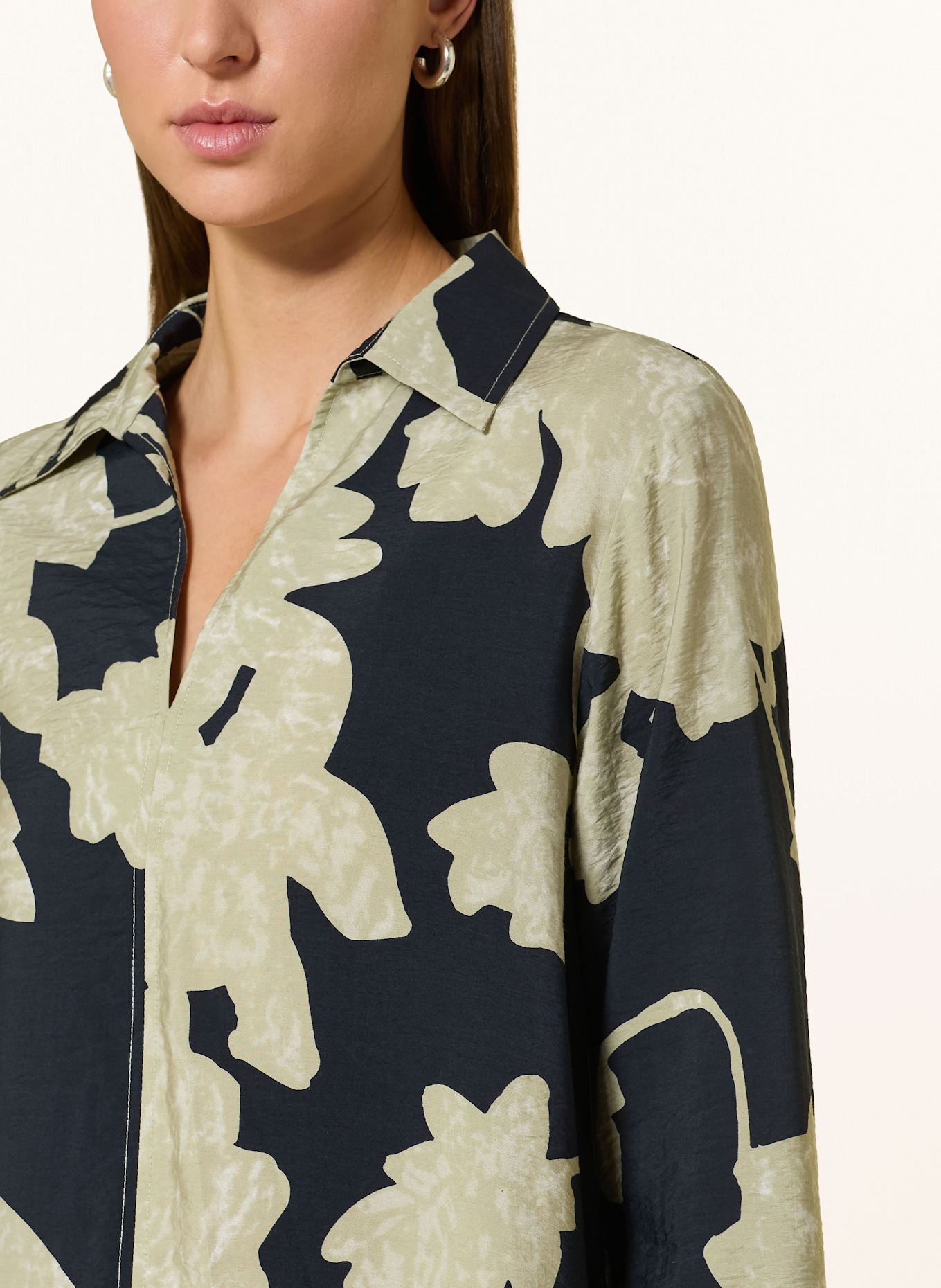 OPUS Kleid WEMMY: DUNKELBLAU / BEIGE