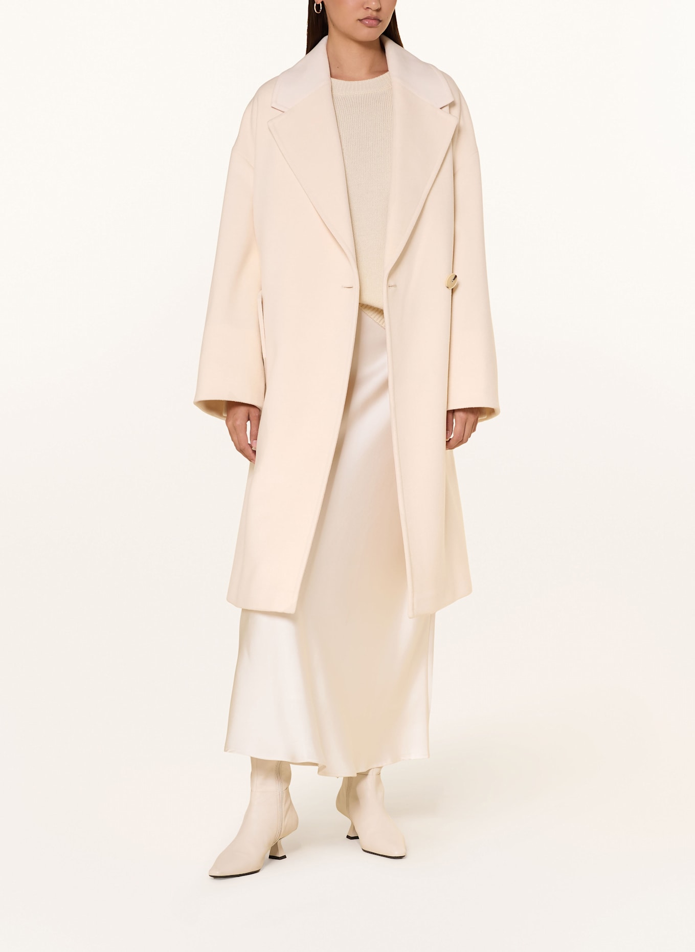 MAX & Co. Wollmantel MCOCACTUS mit Cashmere: WEISS