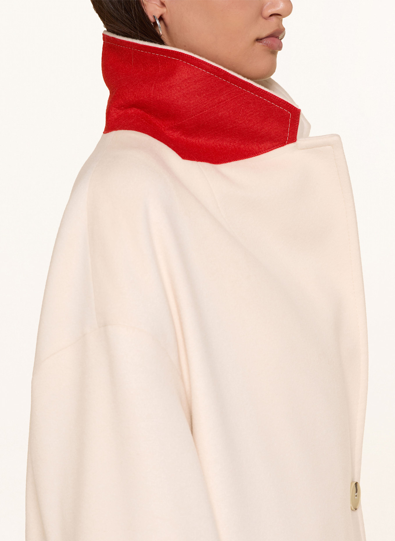 MAX & Co. Wollmantel MCOCACTUS mit Cashmere: WEISS