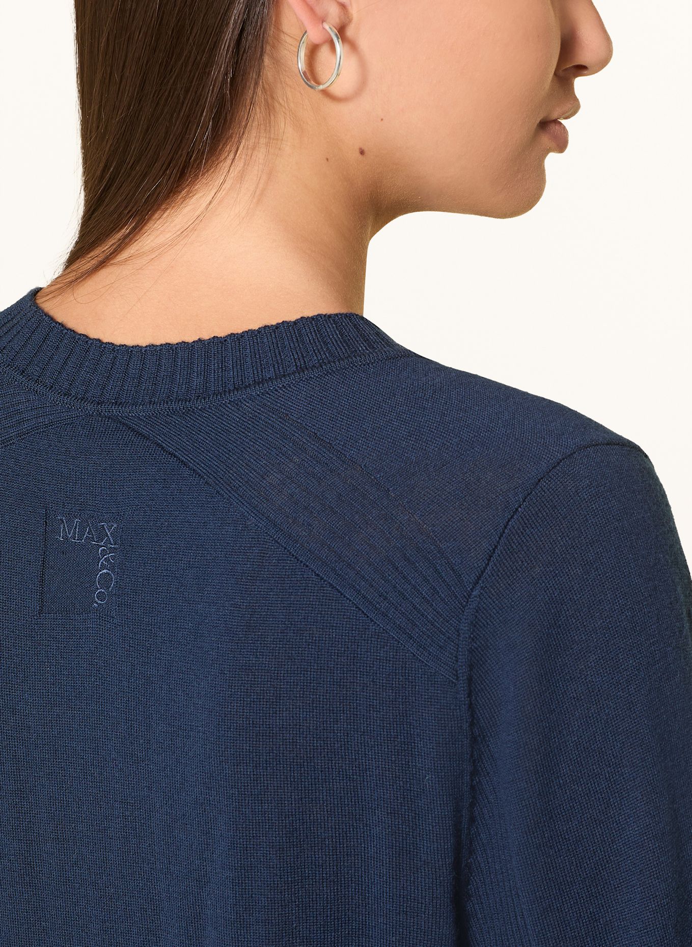 MAX & Co. Pullover MCOBERLINA: DUNKELBLAU