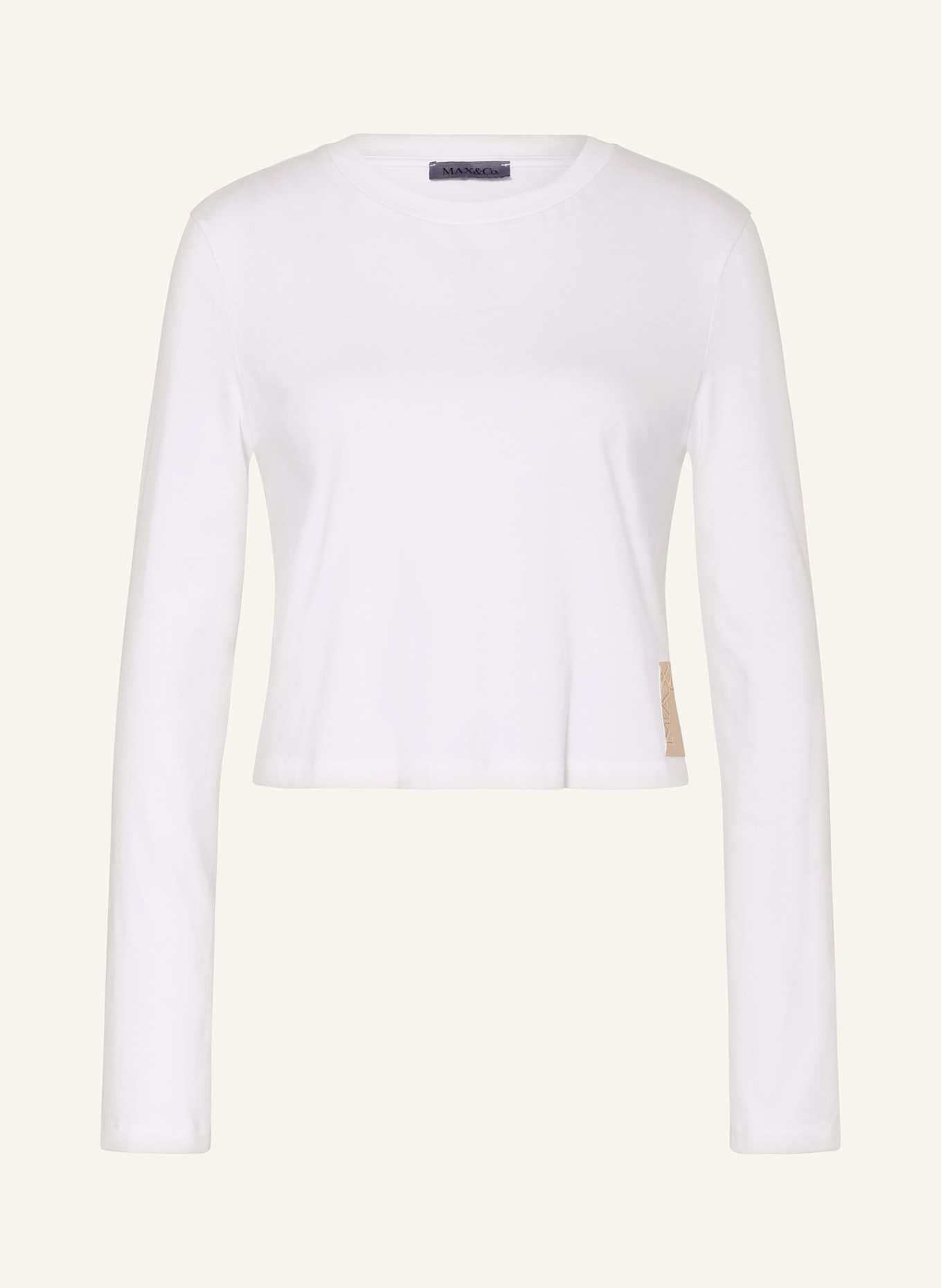MAX & Co. Long sleeve shirt MCOELLENI: WHITE