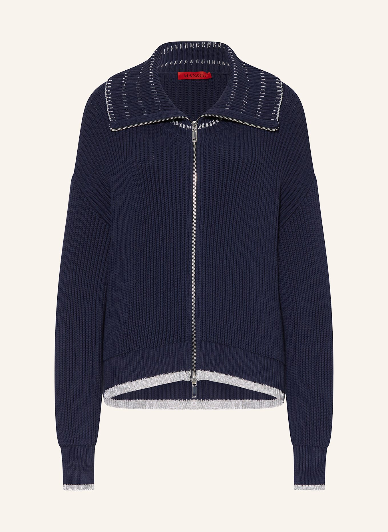 MAX & Co. Cardigan MCOQUINOA: BLEU FONCÉ