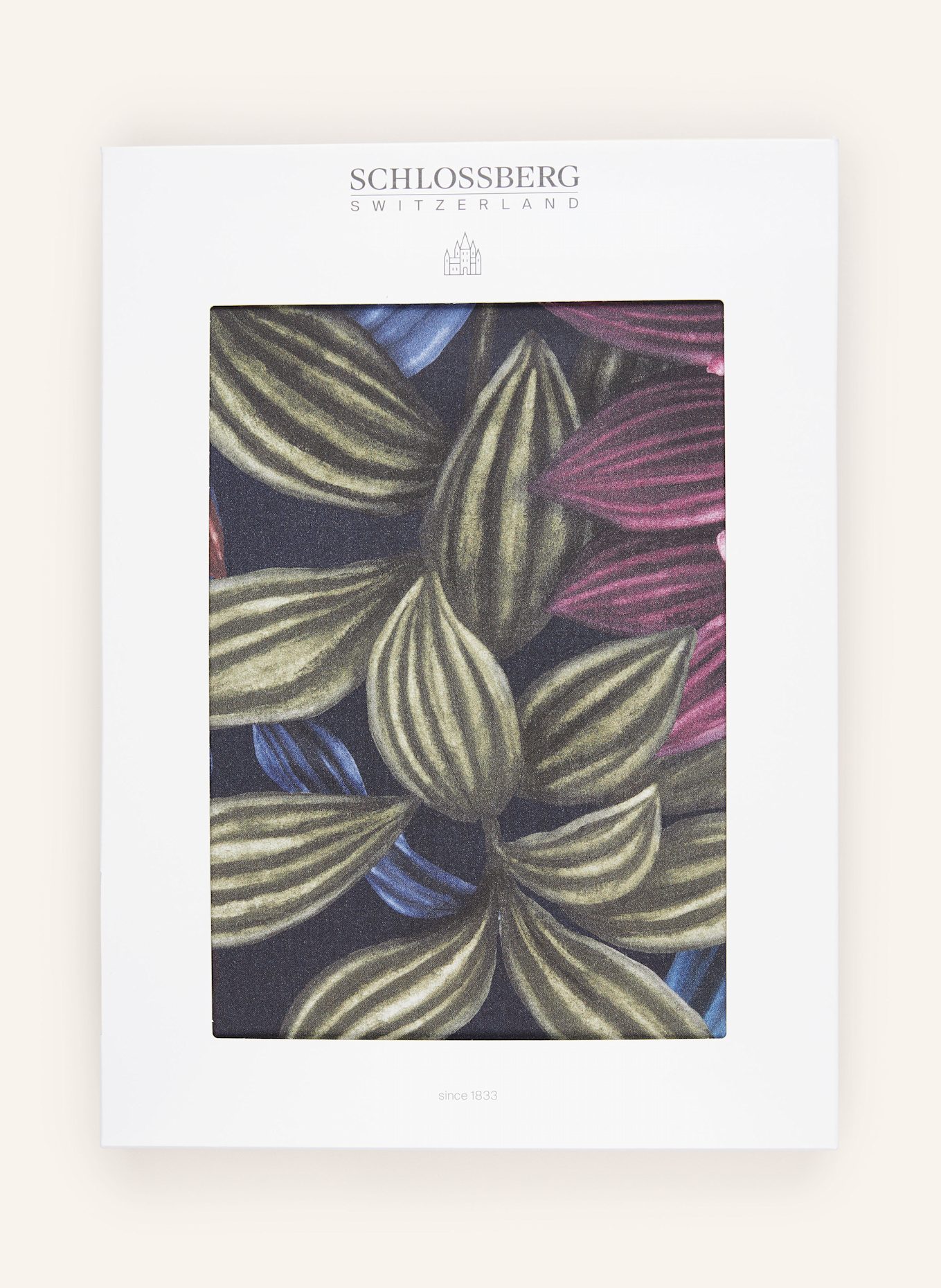 SCHLOSSBERG Bettbezug ARAMIS: BLAU / HELLGRÜN / FUCHSIA