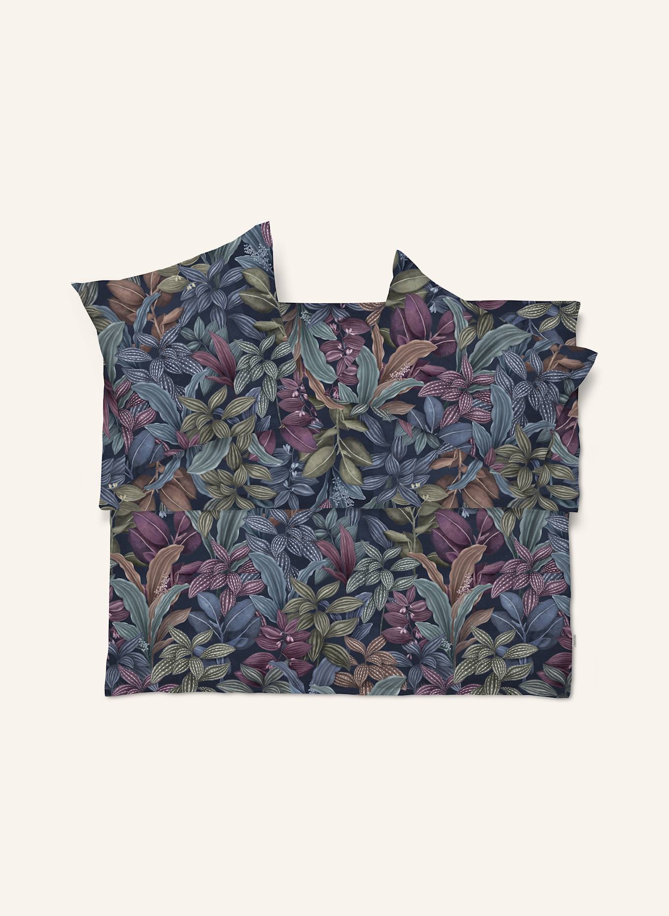 SCHLOSSBERG Bettbezug ARAMIS: BLAU / HELLGRÜN / FUCHSIA