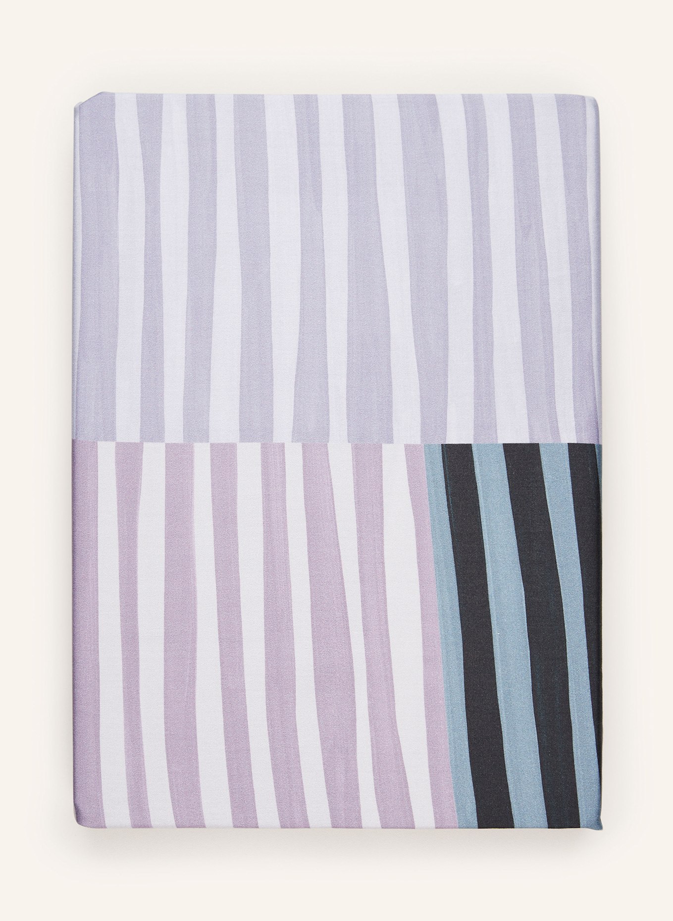 SCHLOSSBERG Bettbezug MELVIN: PETROL / HELLBLAU / DUNKELGRAU