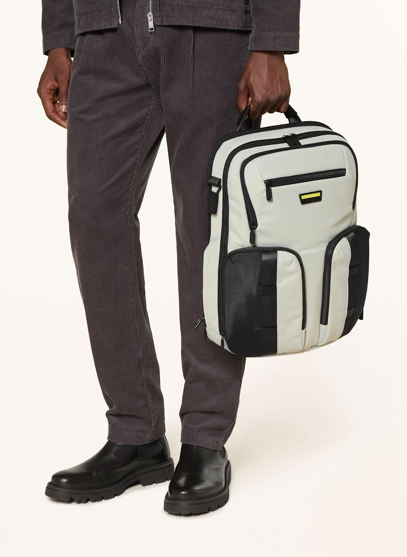 Samsonite Rucksack: HELLGRAU / SCHWARZ