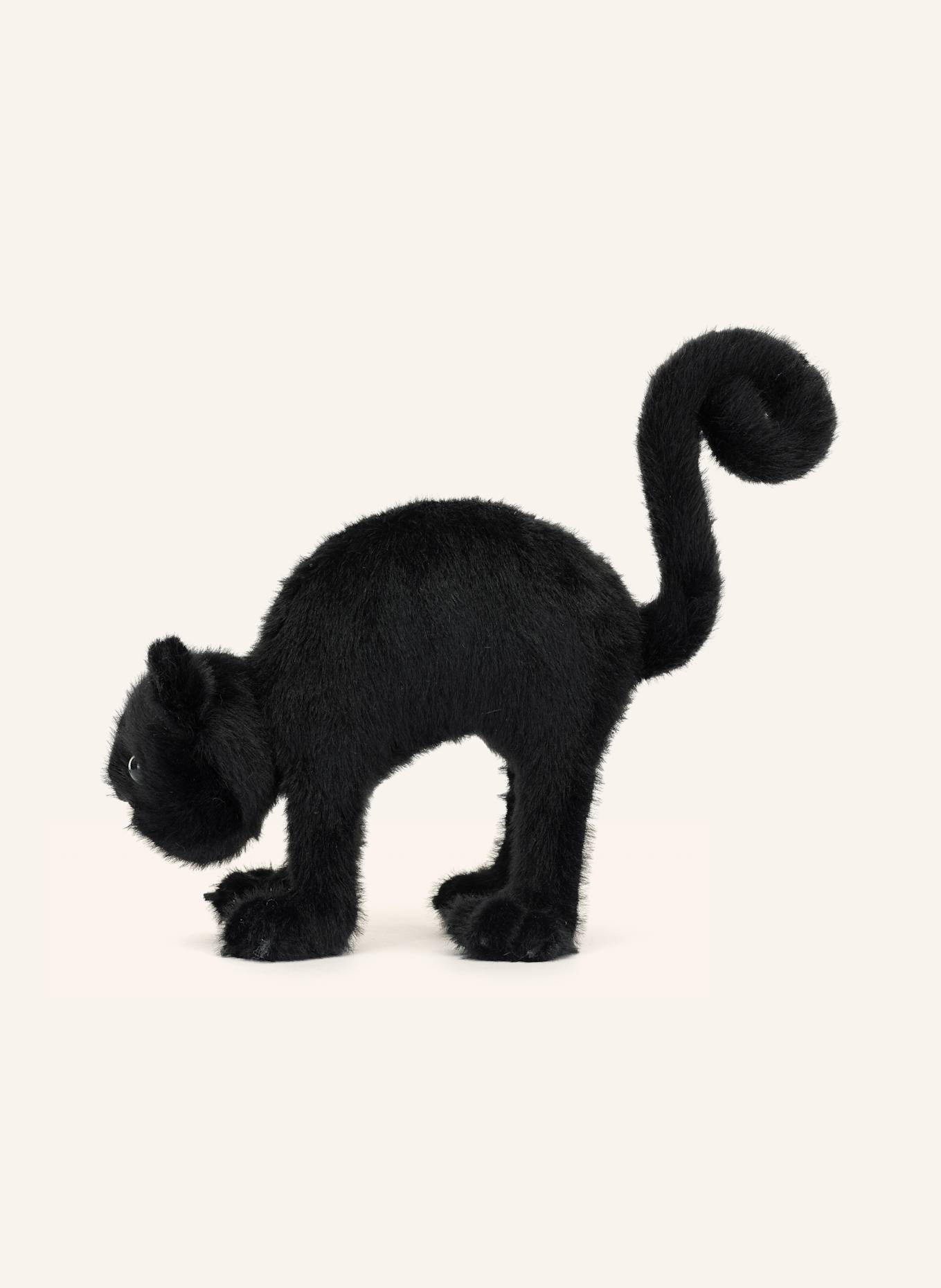 Jellycat SPOOKIPAWS CAT cuddly toy Height: 22.5 cm in black
