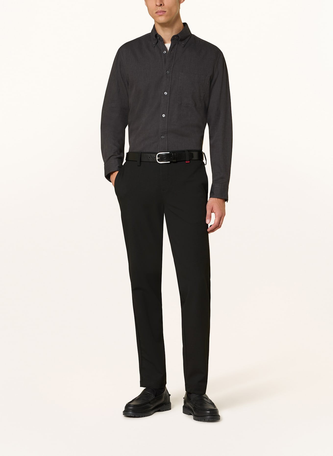 Marc O'Polo Hemd Regular Fit: DUNKELGRAU