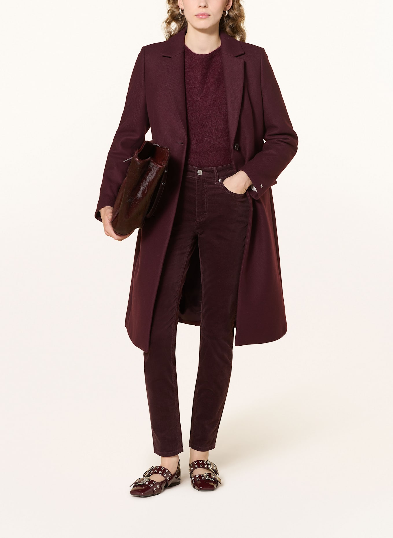 Marc O'Polo Samthose ALKEA: DUNKELROT