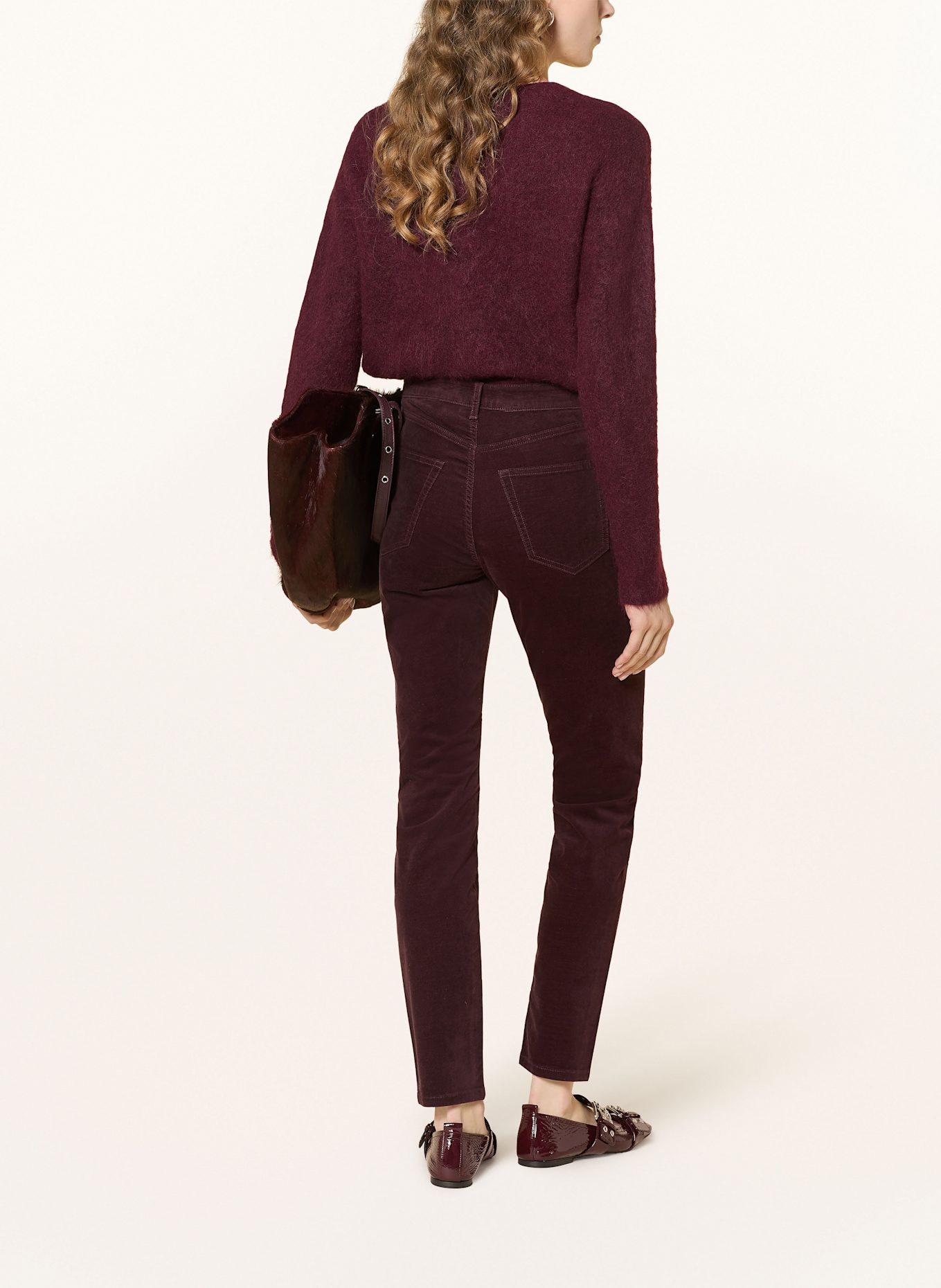 Marc O'Polo Samthose ALKEA: DUNKELROT