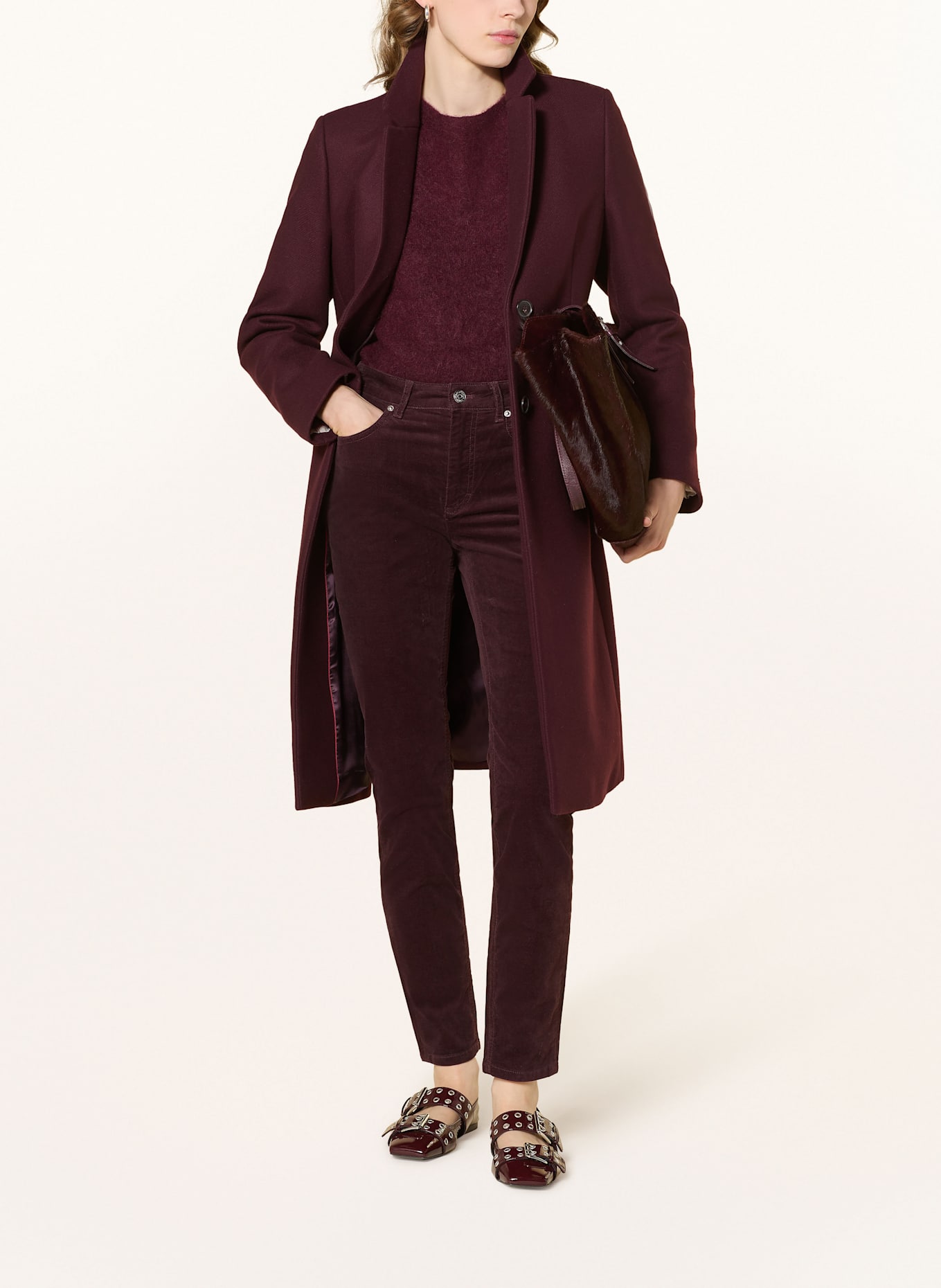 Marc O'Polo Samthose ALKEA: DUNKELROT