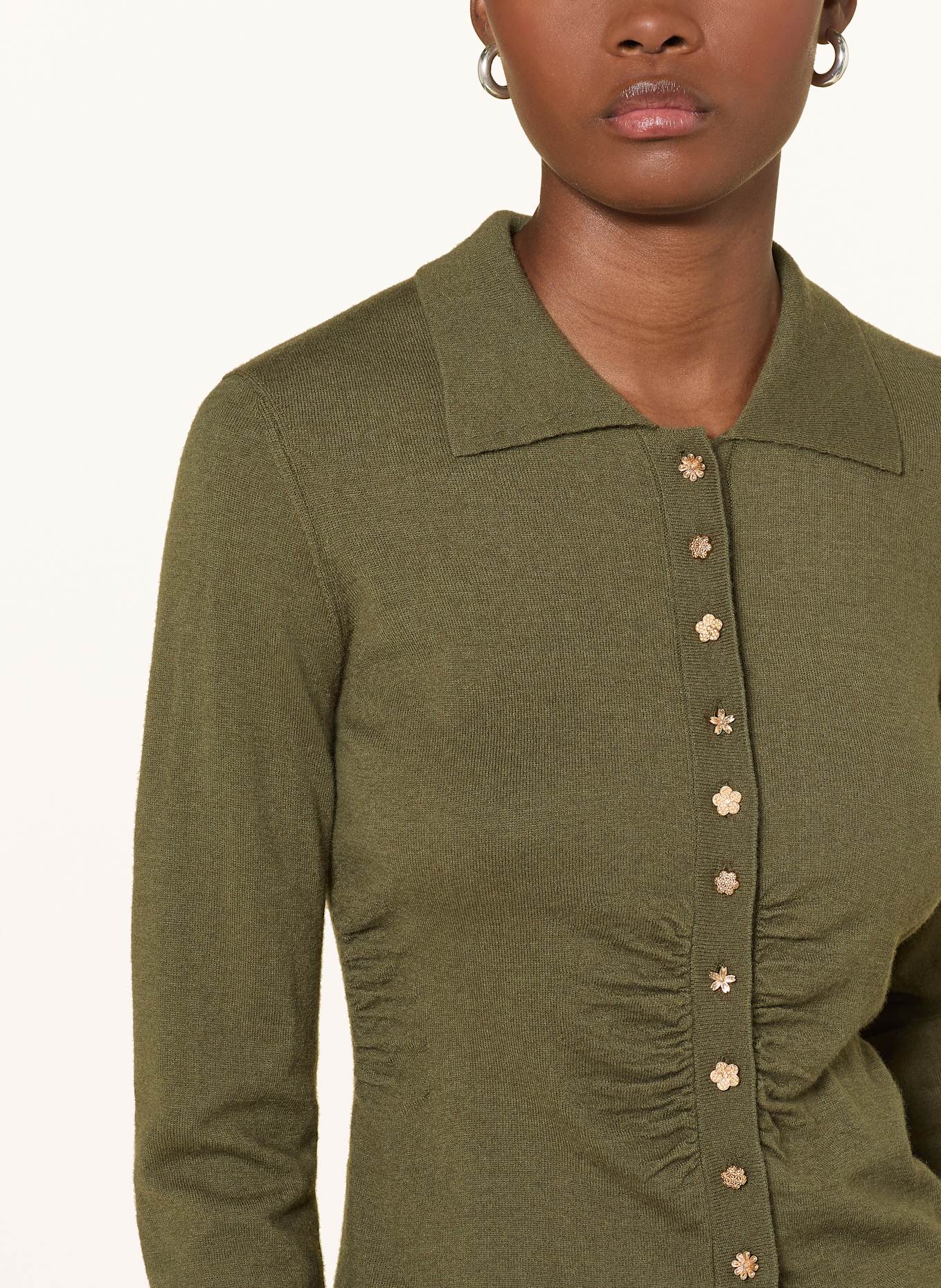 BAUM UND PFERDGARTEN Strickbluse CAMILINE: OLIV