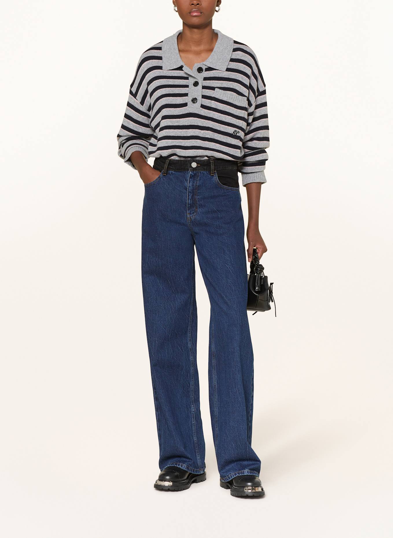 BAUM UND PFERDGARTEN Jean droit NINI: C7570 Blue Black Mix