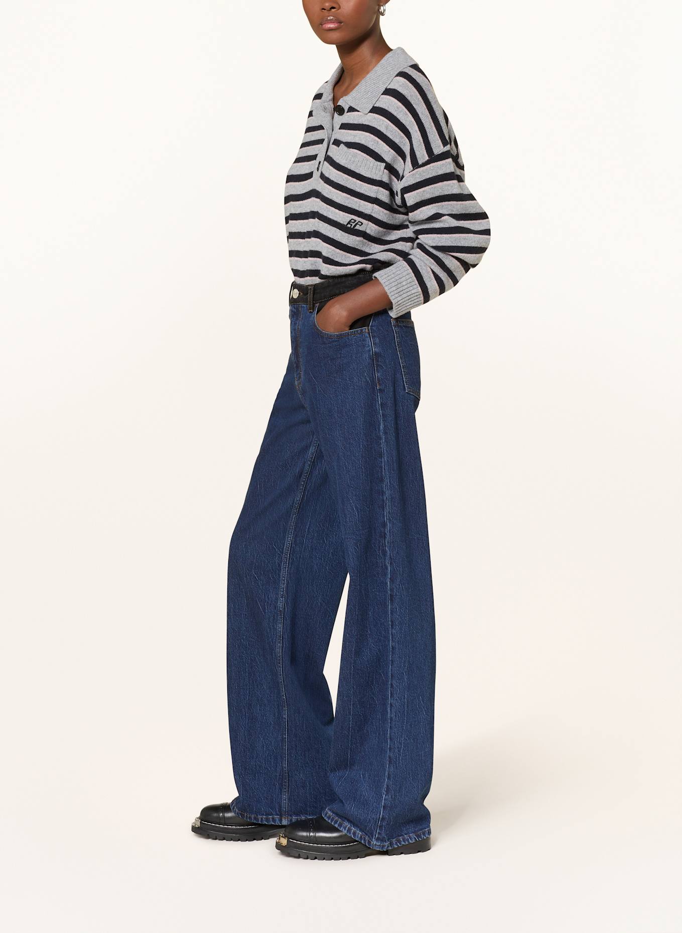 BAUM UND PFERDGARTEN Jean droit NINI: C7570 Blue Black Mix