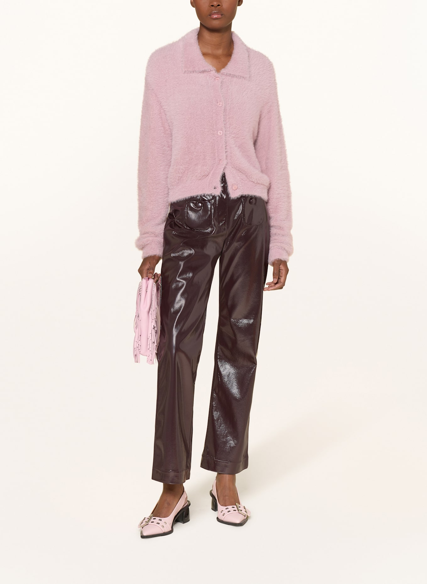 BAUM UND PFERDGARTEN Strickjacke CONNI: ROSÉ