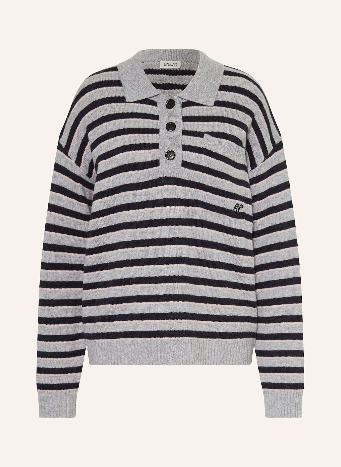 BAUM UND PFERDGARTEN Pullover CAILEY: GRAU / SCHWARZ / ROSA