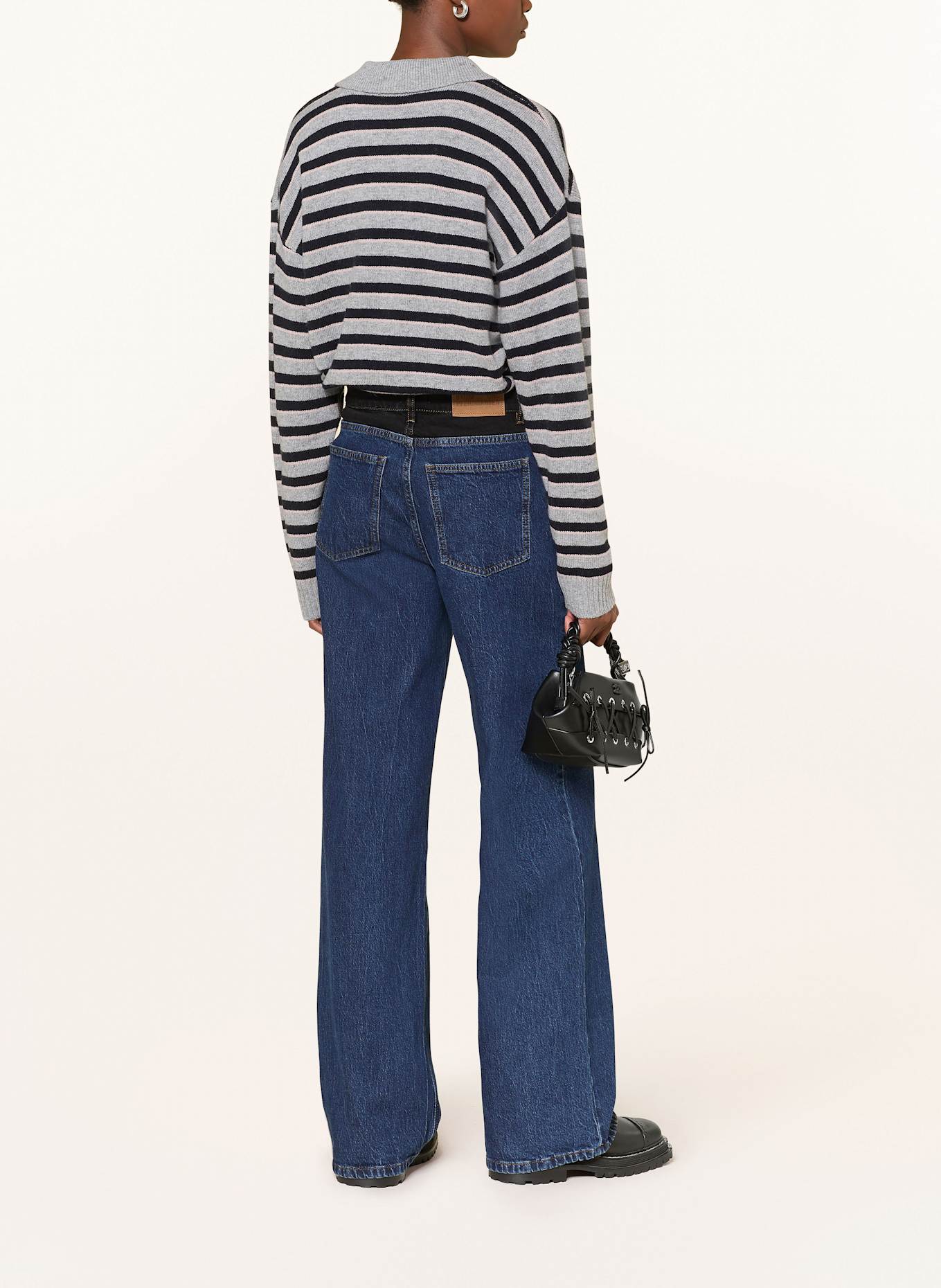 BAUM UND PFERDGARTEN Pullover CAILEY: GRAU / SCHWARZ / ROSA