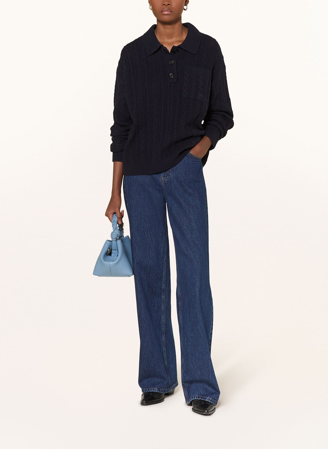 BAUM UND PFERDGARTEN Pullover CAILEY: DUNKELBLAU