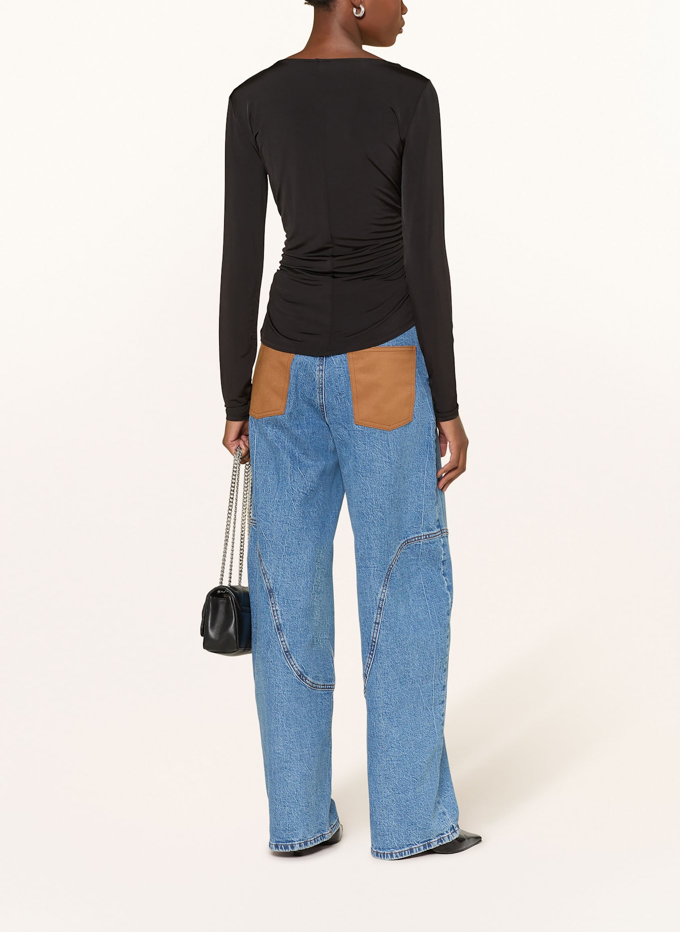 BAUM UND PFERDGARTEN JOSI long sleeve shirt: BLACK