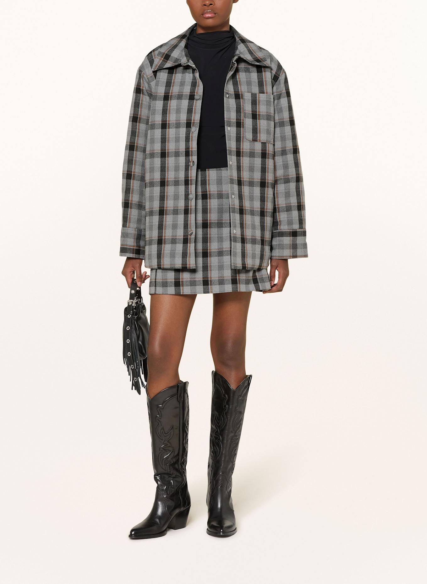 BAUM UND PFERDGARTEN Veste BIANA: GRIS / GRIS FONCÉ / COGNAC