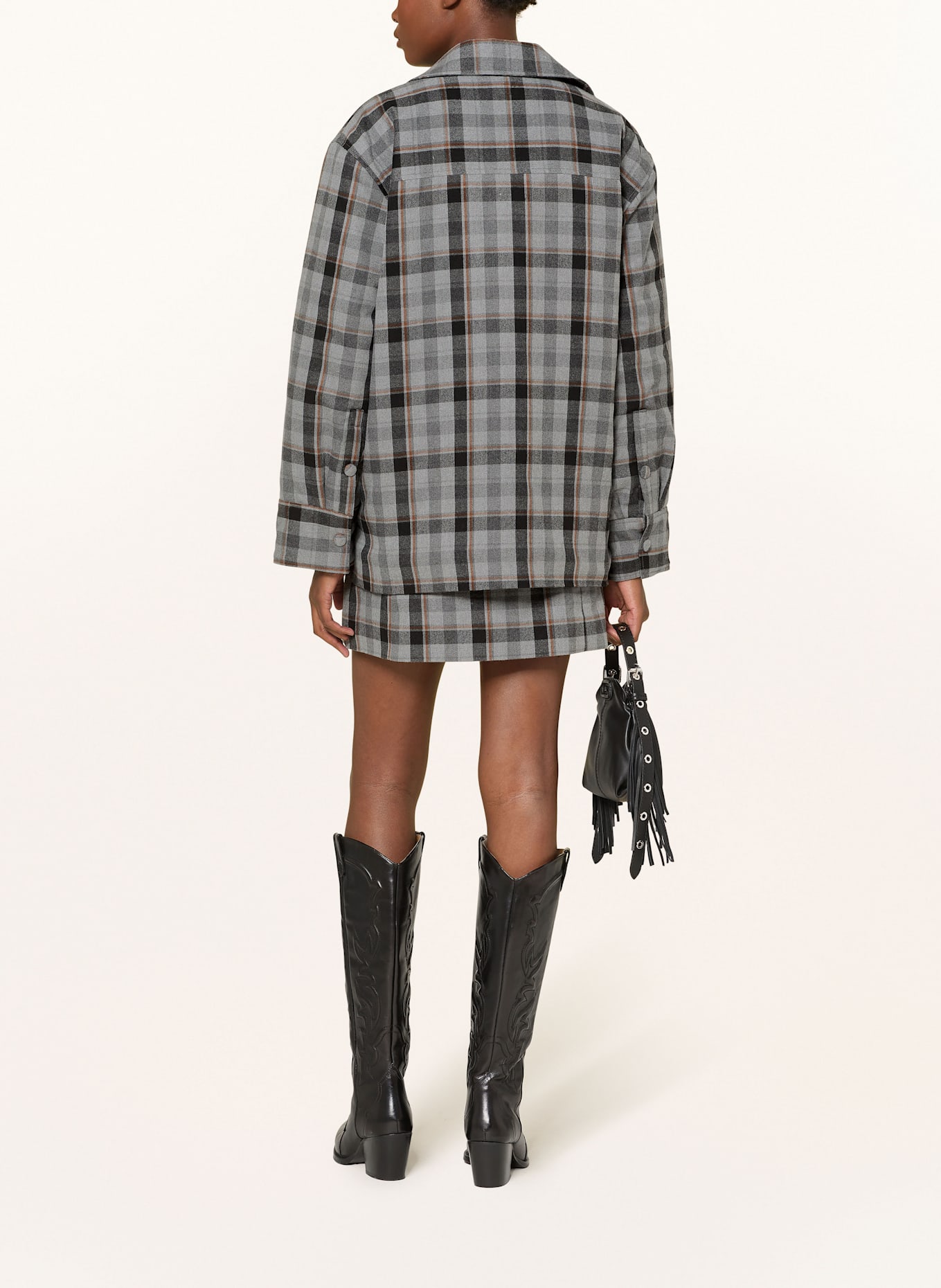 BAUM UND PFERDGARTEN Veste BIANA: GRIS / GRIS FONCÉ / COGNAC