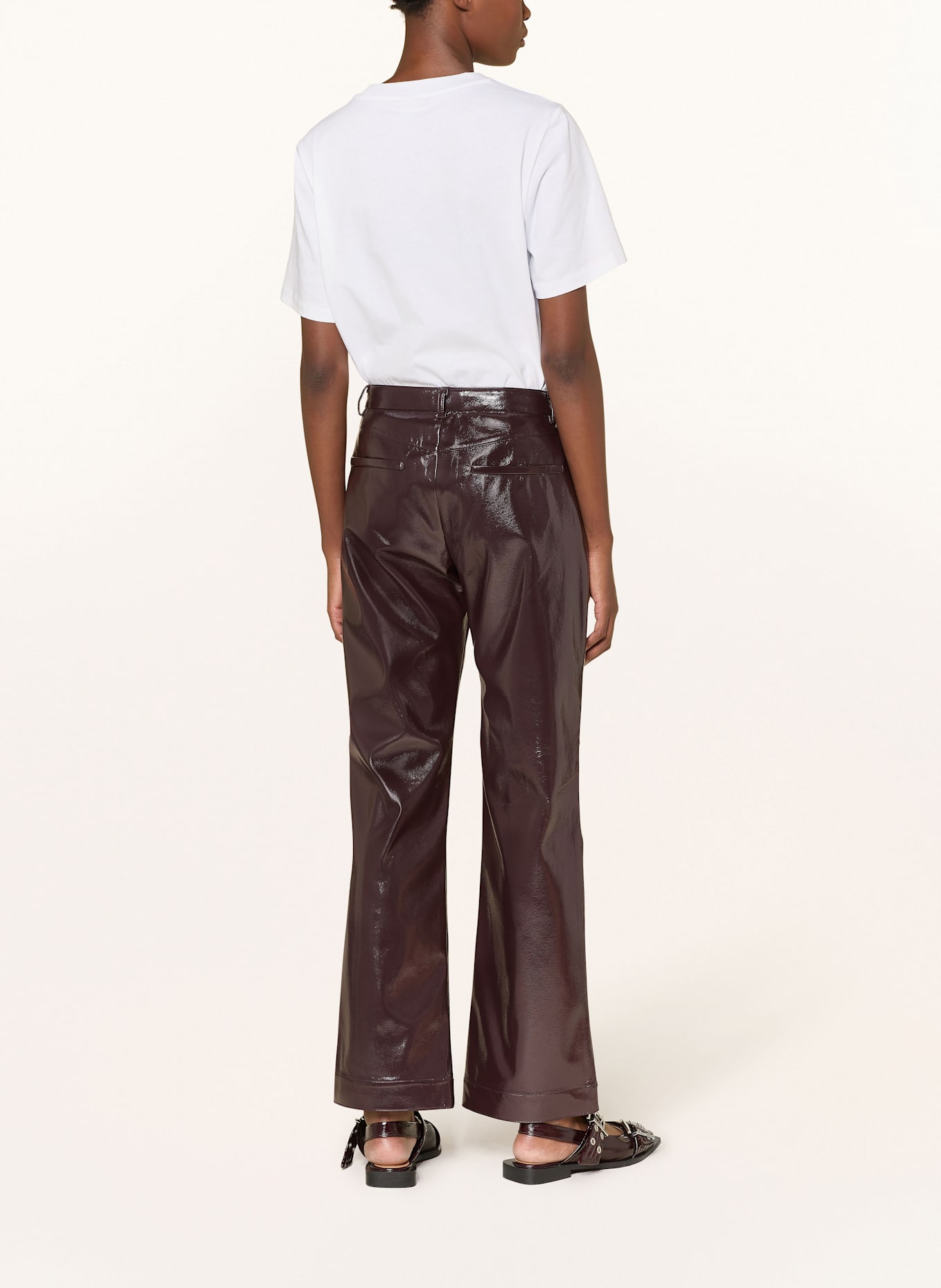 BAUM UND PFERDGARTEN Tričko JAWO s ozdobnými kamínky: BÍLÁ