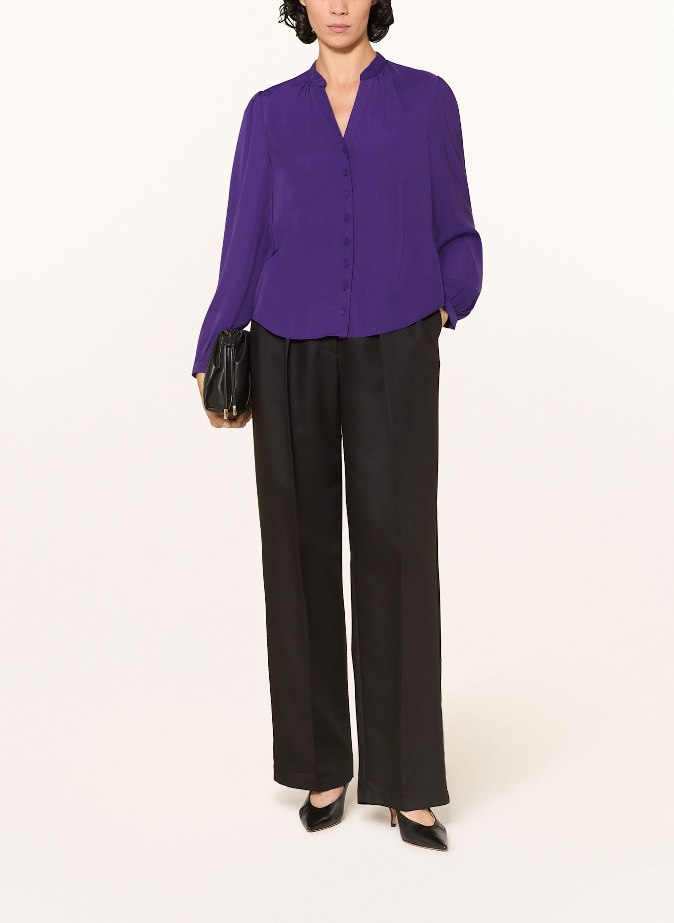 HOBBS Bluse PEONY: DUNKELLILA