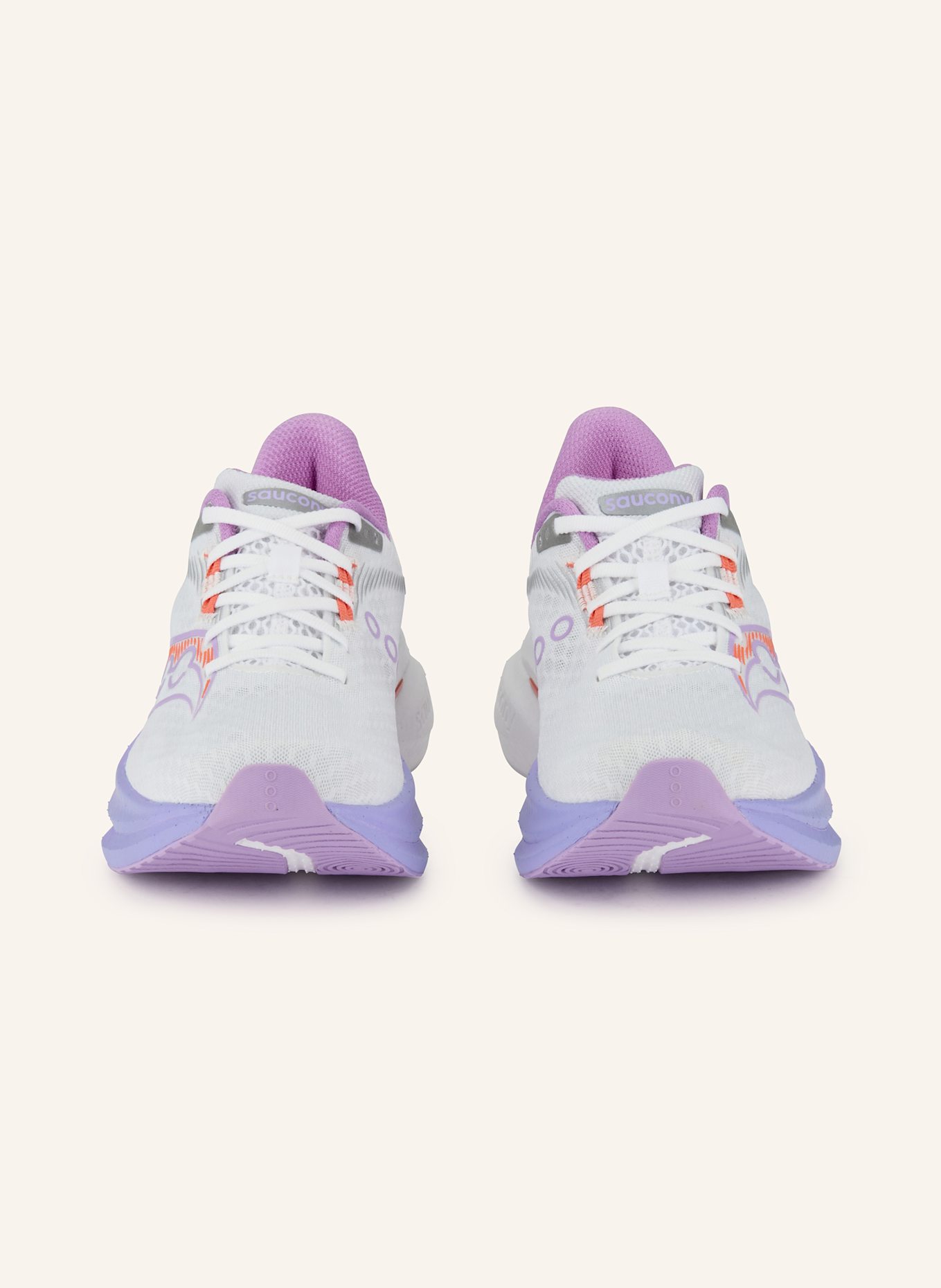 saucony Laufschuhe ENDORPHIN SPEED 5: WEISS / HELLLILA / ORANGE