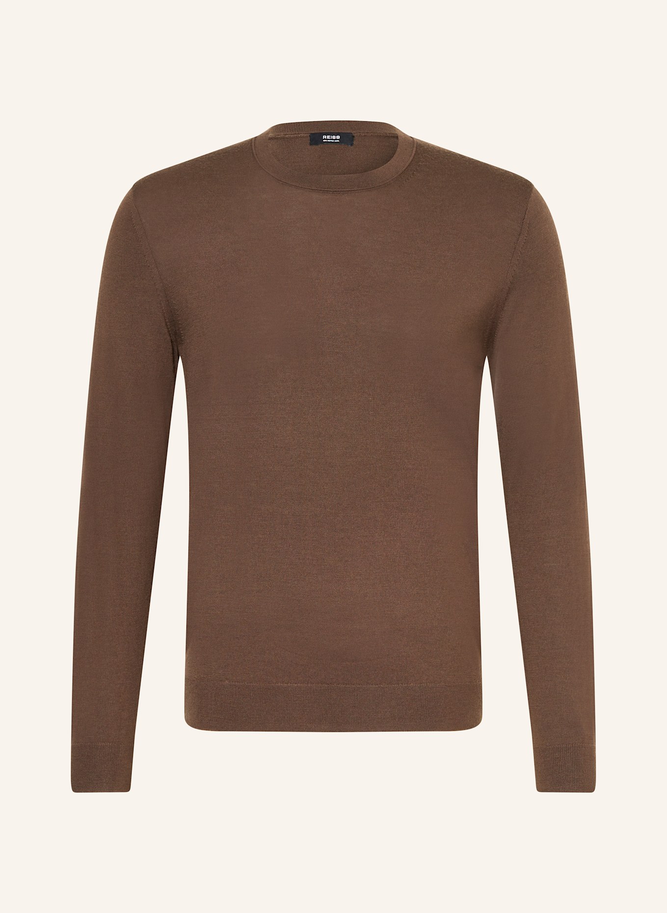 REISS Pullover WESSEX: DUNKELBRAUN